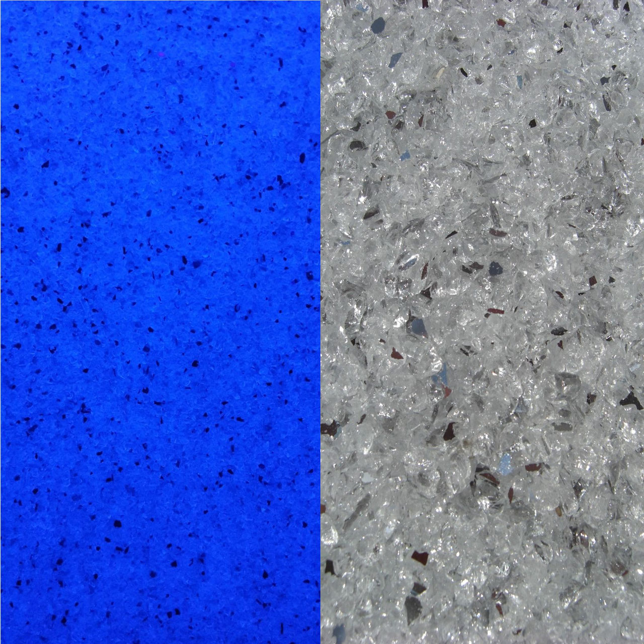 Buntsteinputze Fluoreszierend mit Schwarzlicht - CoPa-Gran