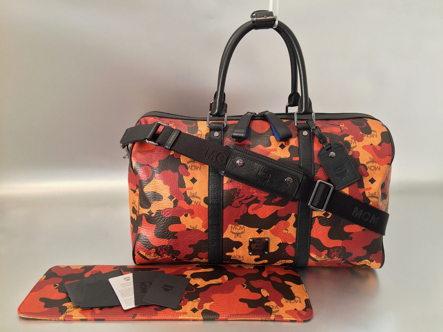 MCM Camo Lion Weekender Ankauf Verkauf Second Hand