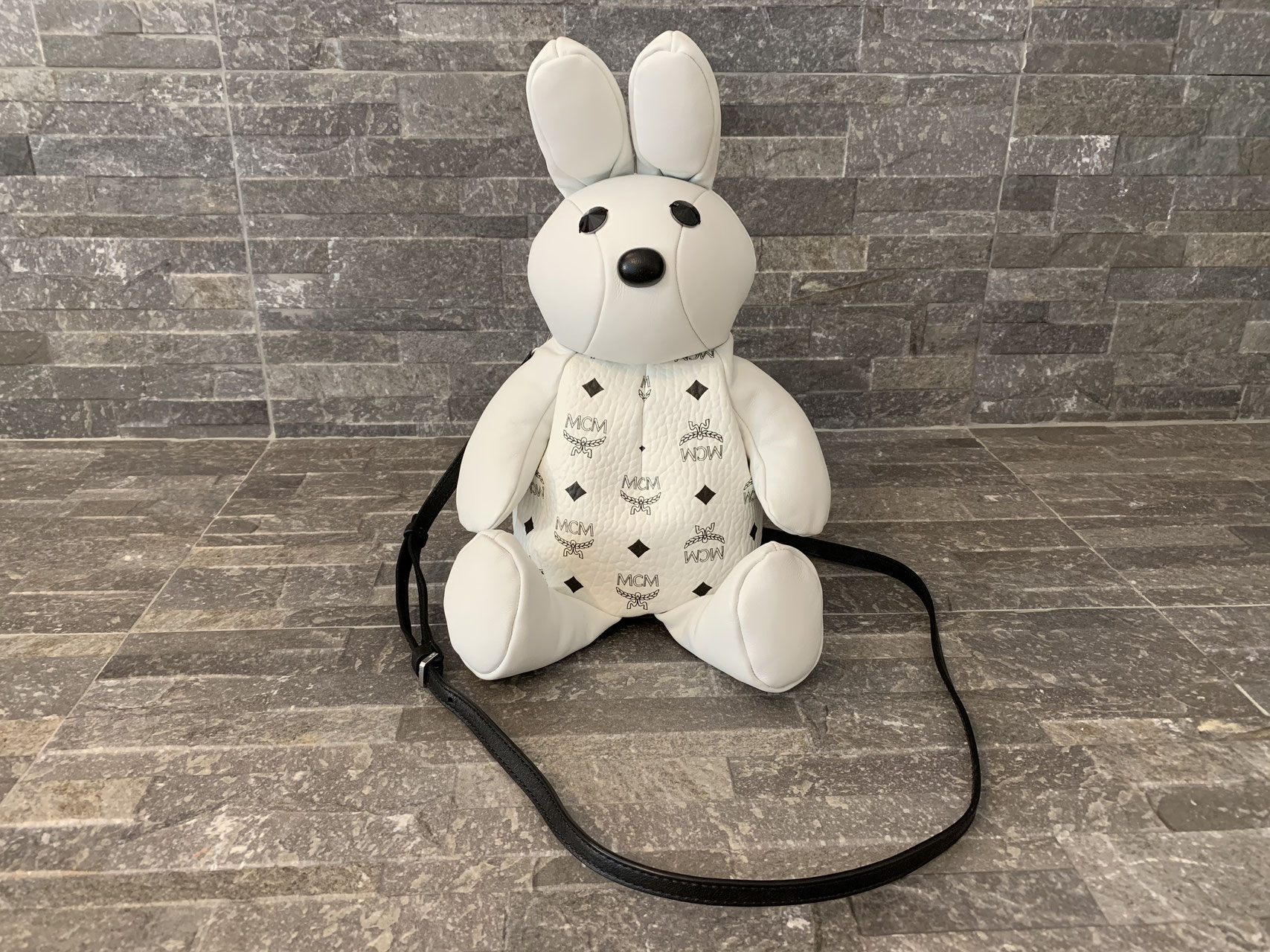 Mcm bag with rabbit hotsell