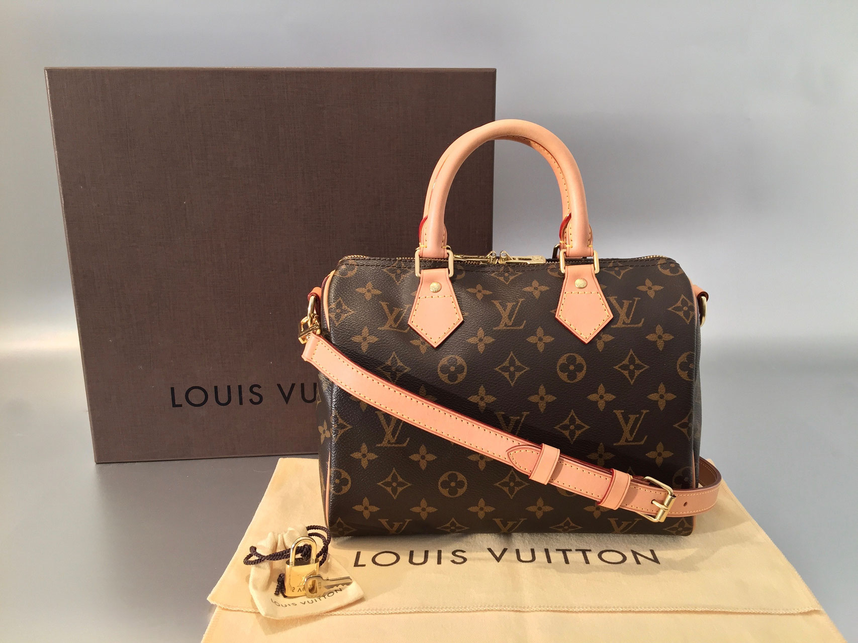 Monogram Speedy 25 Mit Schulterriemen Speedy Schulterriemen FÃ¼r