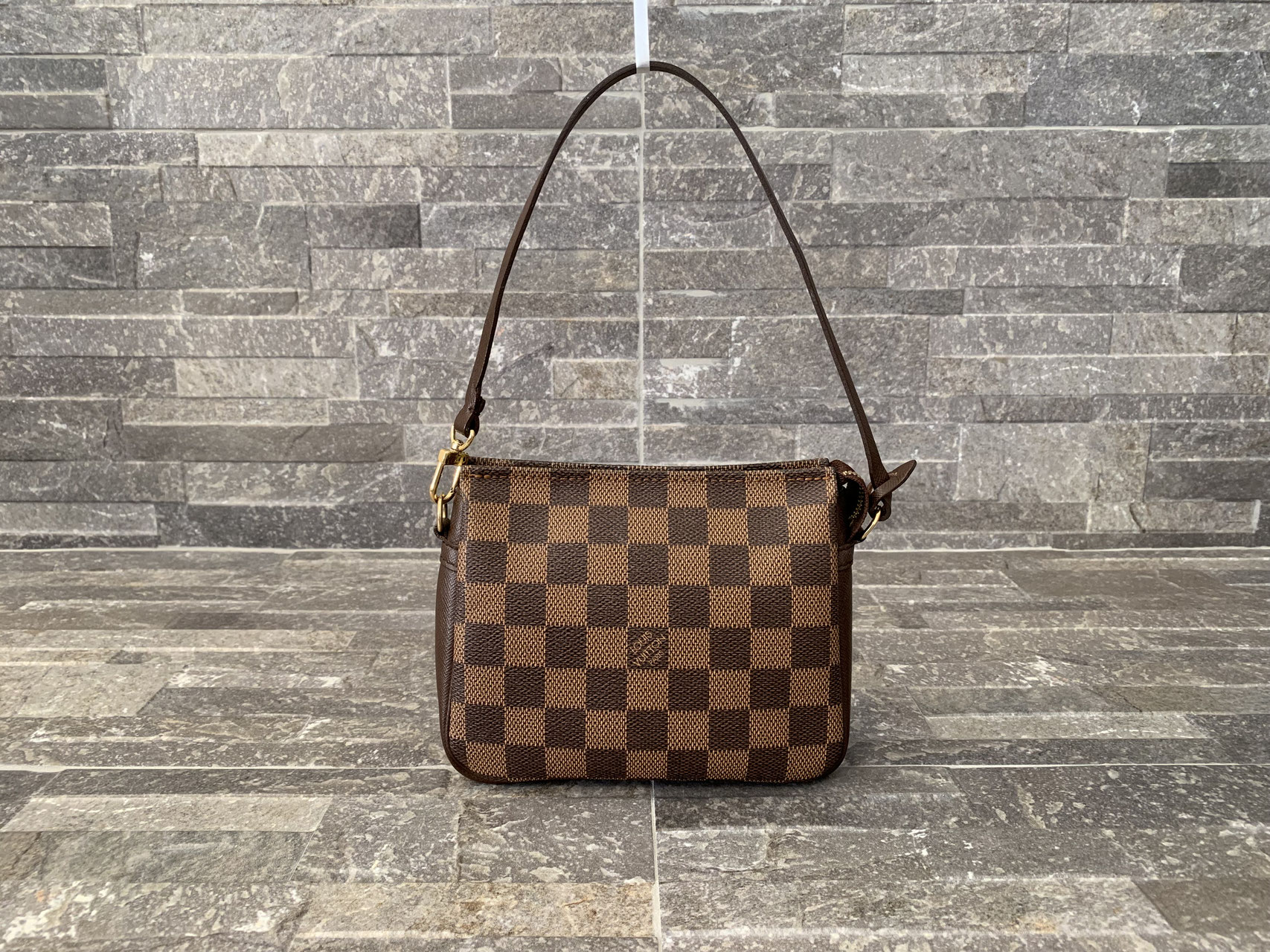 Louis Vuitton Damier Ebene Trousse Make Up Ankauf Verkauf Second Hand Designertaschen und Accessoires