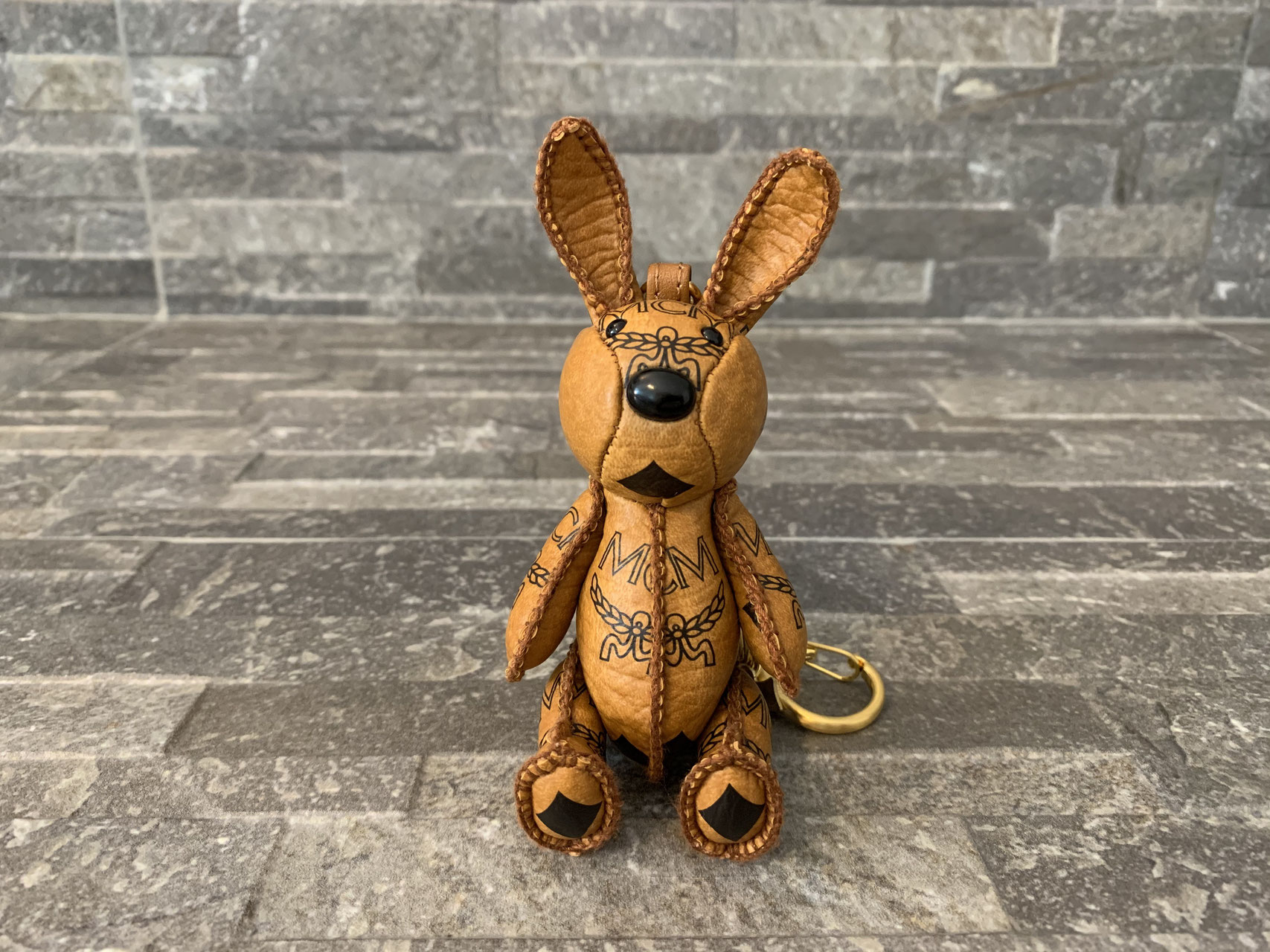 [MCM]★韓国人気★VISETOS WOOL RABBIT CHARM Mcm Rabbit Charm MCM Rabbit Visetos Bag Charm Bloomingdale's
