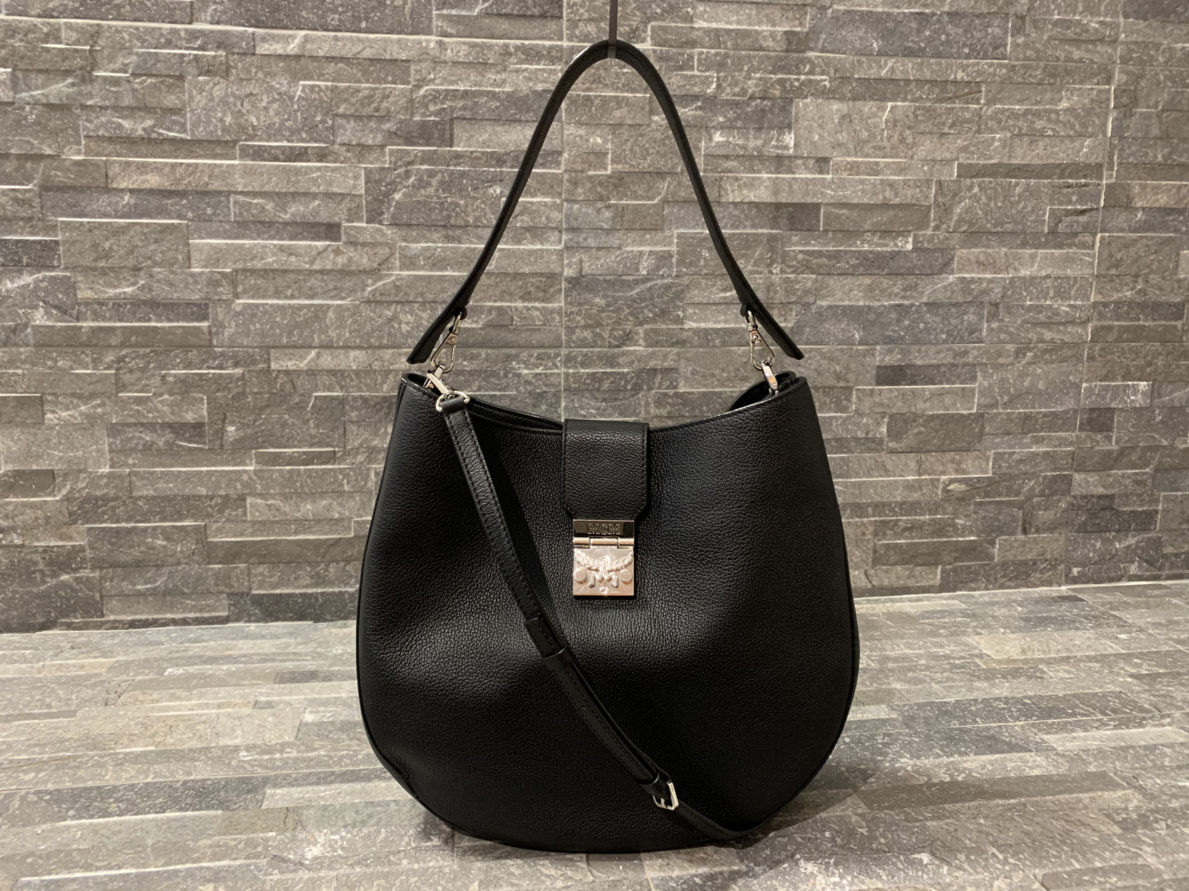 Mcm Visetos Mcm Patricia Crossbody Schwarz Visetos Patricia Mcm