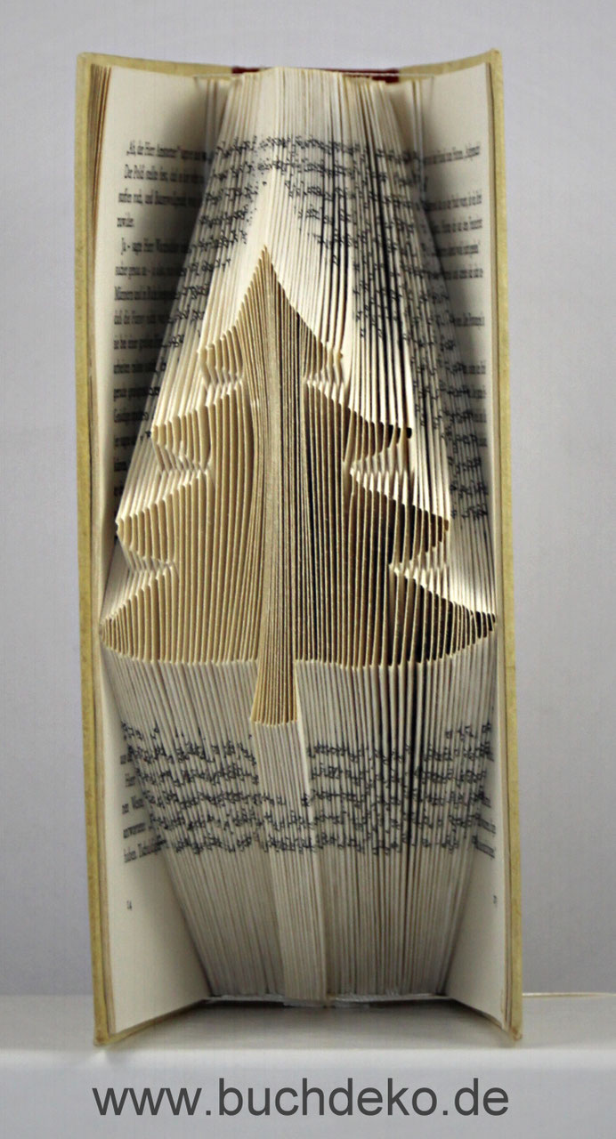 Aus Alt mach Kunst Origami mit Büchern Hochzeit Geschenk
