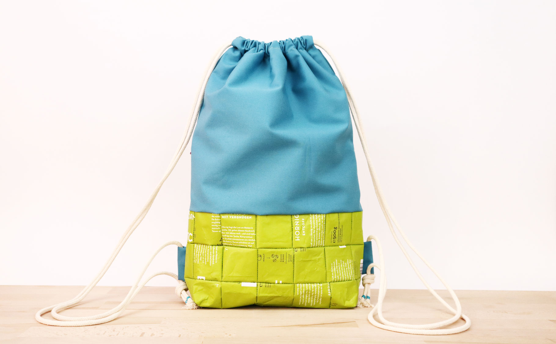 Green Gym Bag Anne Hermine Recycling & Upcycling
