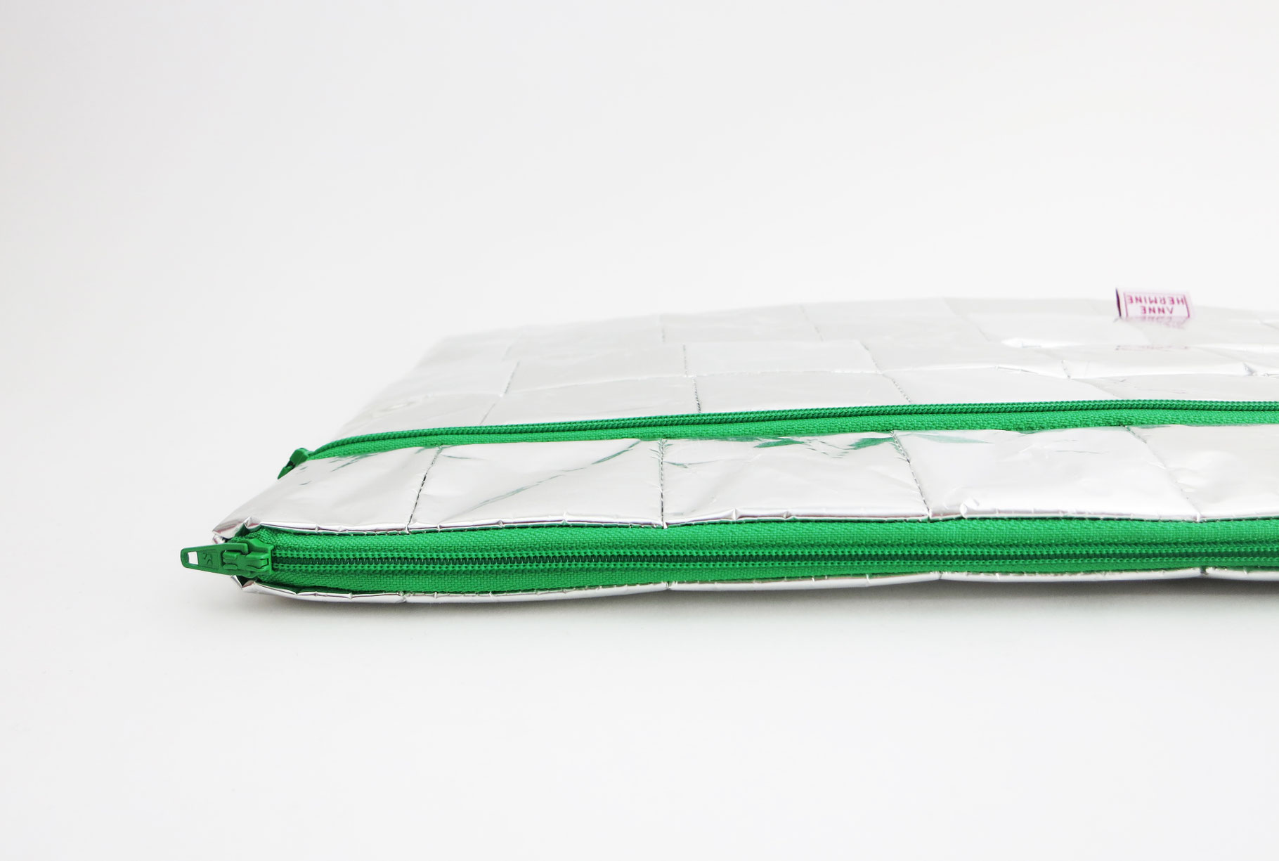 Silver, eco friendly Laptop Case Anne Hermine Recycling & Upcycling