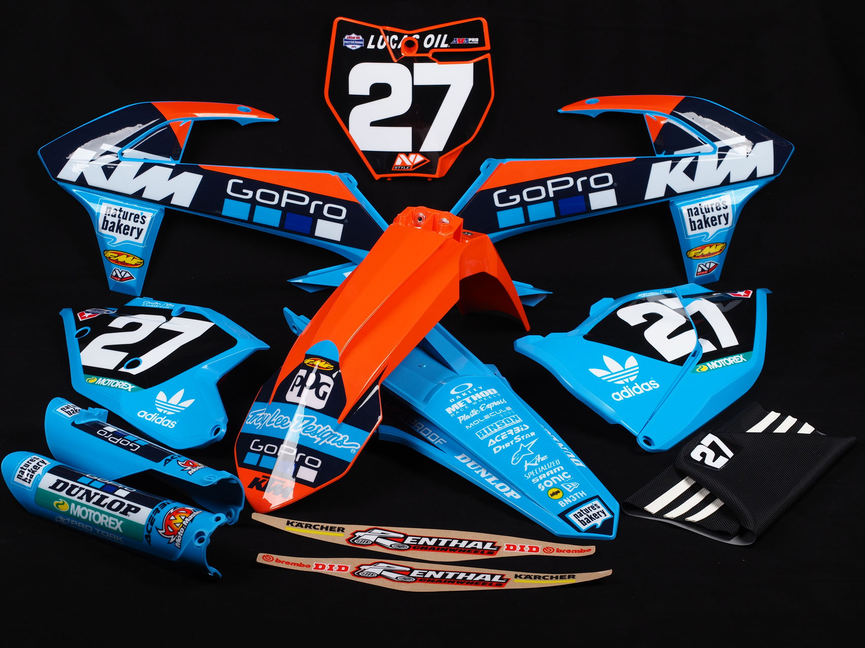 Diller Powerparts Troy Lee Designs MX Motocross Dekore für KTM