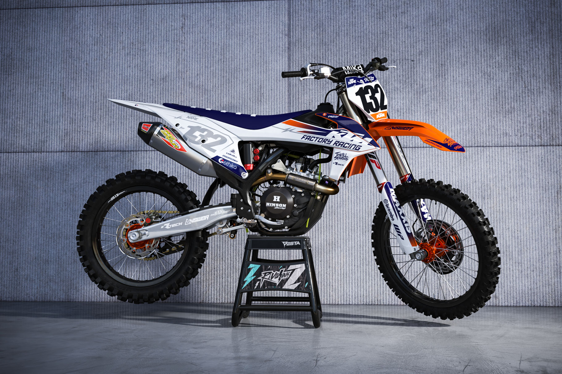 Diller Powerparts Blackbird Mx Motocross Dekore Fur Ktm Diller