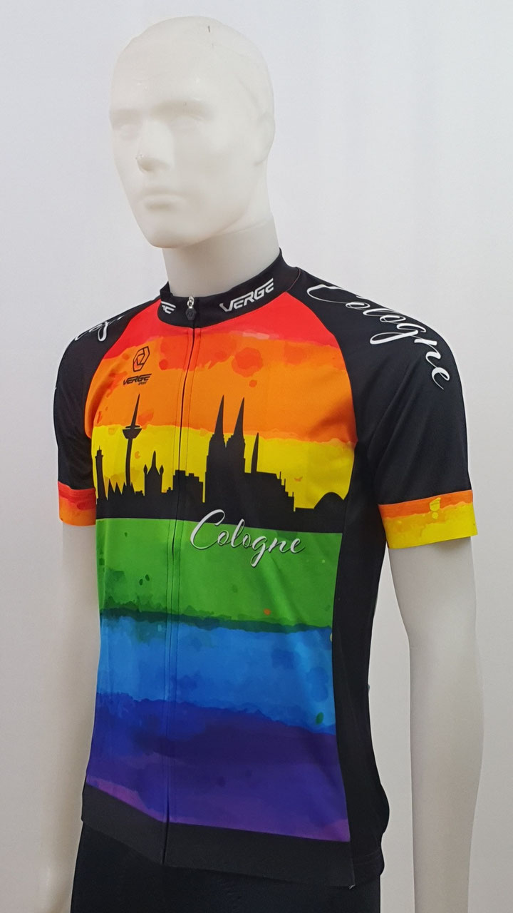 Trikots kurzer Arm Herren - Radsport Fahrradbekleidung Verge Sport