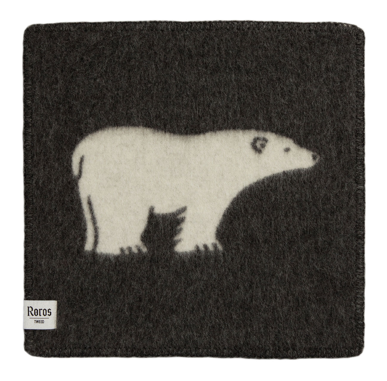 Roros Tweed Designer 100/% Norwegian Wool Seating Pad Isbjorn in Blue//Natural