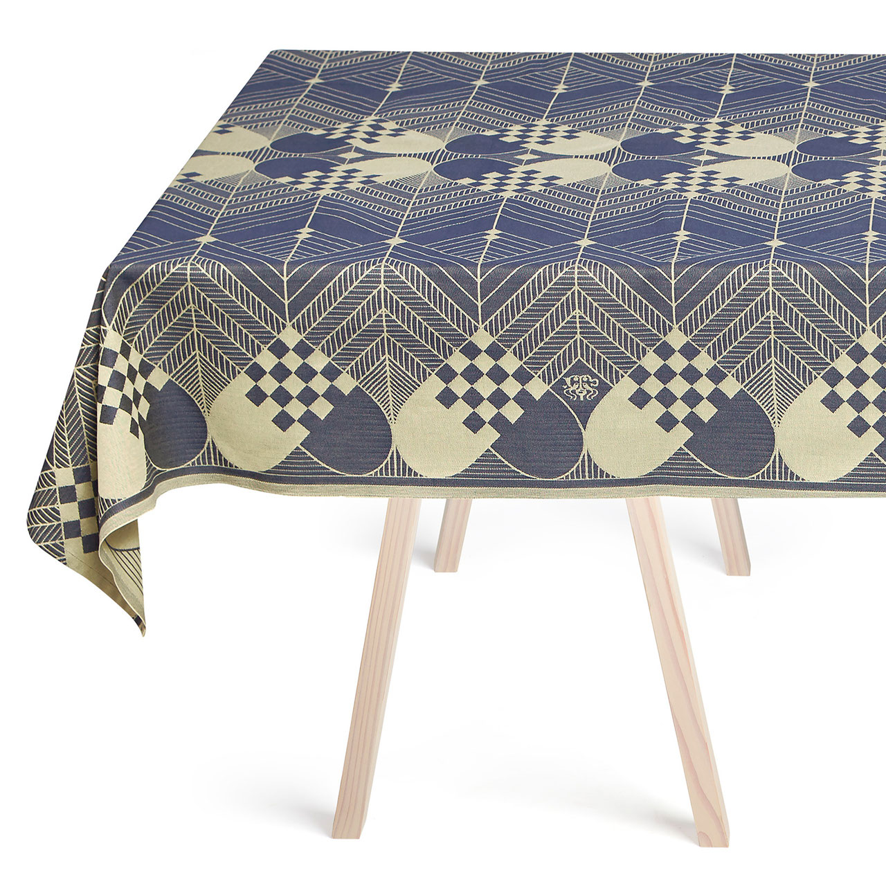 Jensen Damask Christmas Tablecloth Sweater Chalet