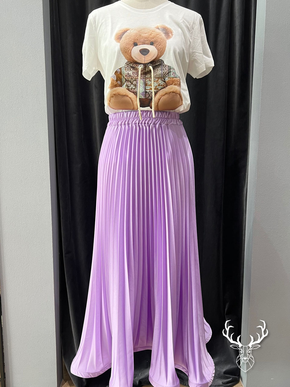 Gonna Paillettes Dixie Gonna Tulle Gonna Plissettata Lilla Dixie