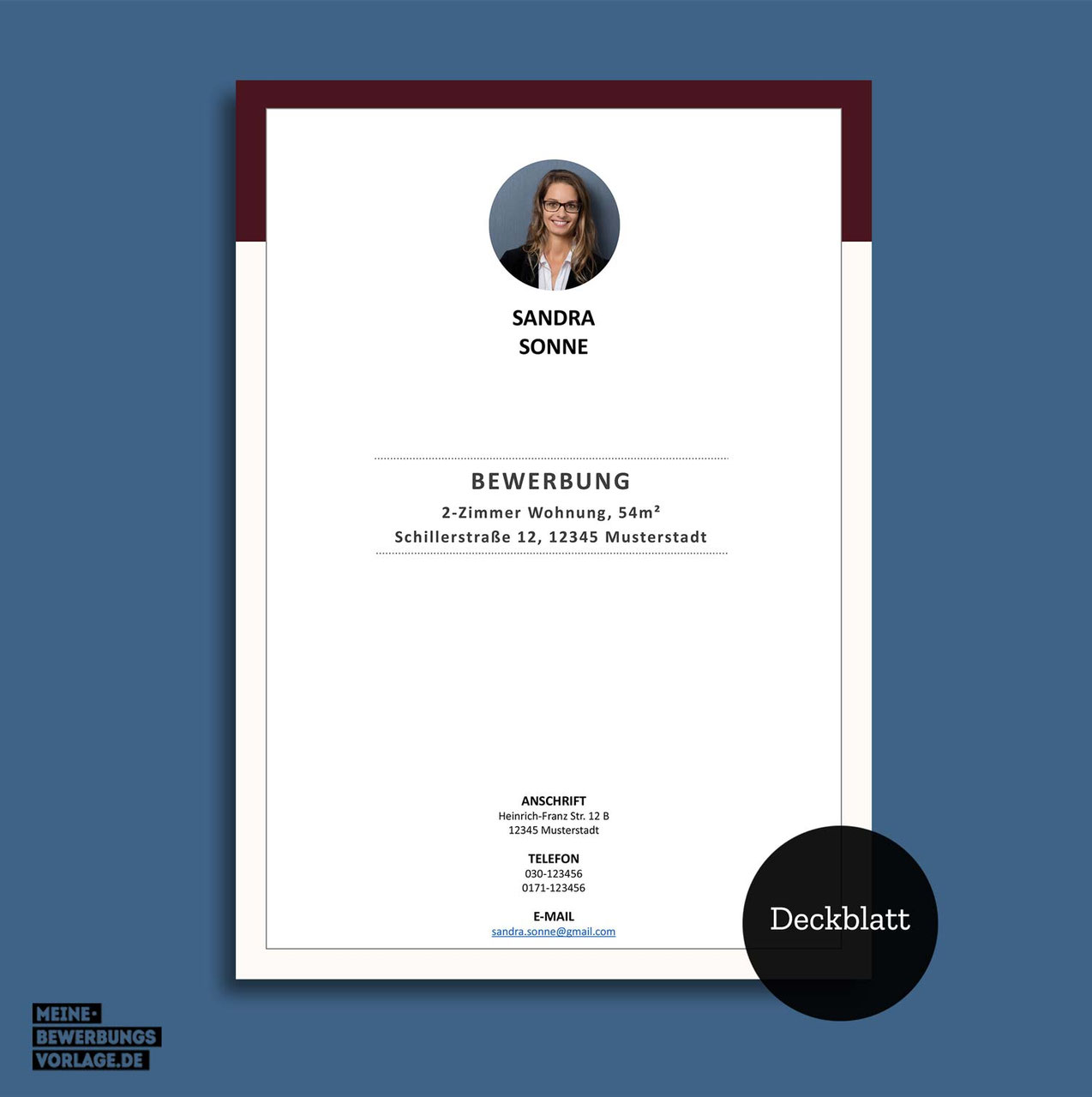 Bewerbung Vorlage Wohnung Bewerbung Vorlage