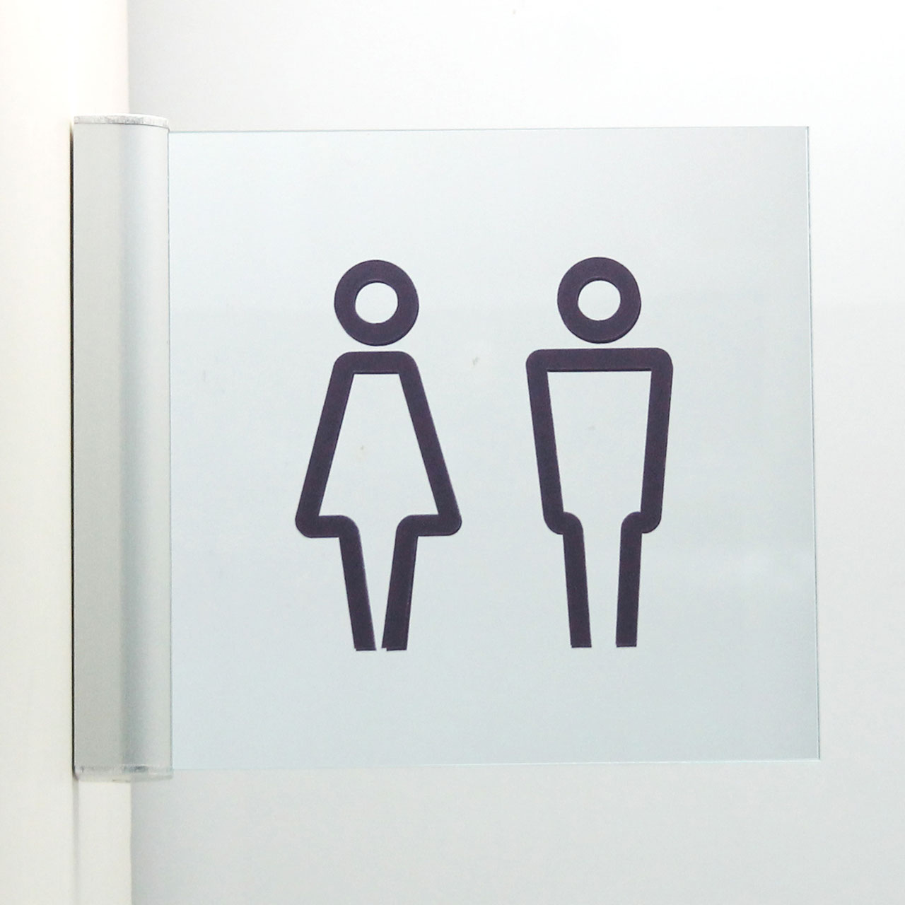 ステンレス突出しサイン - 室名サインプレート、室名札、インテリア