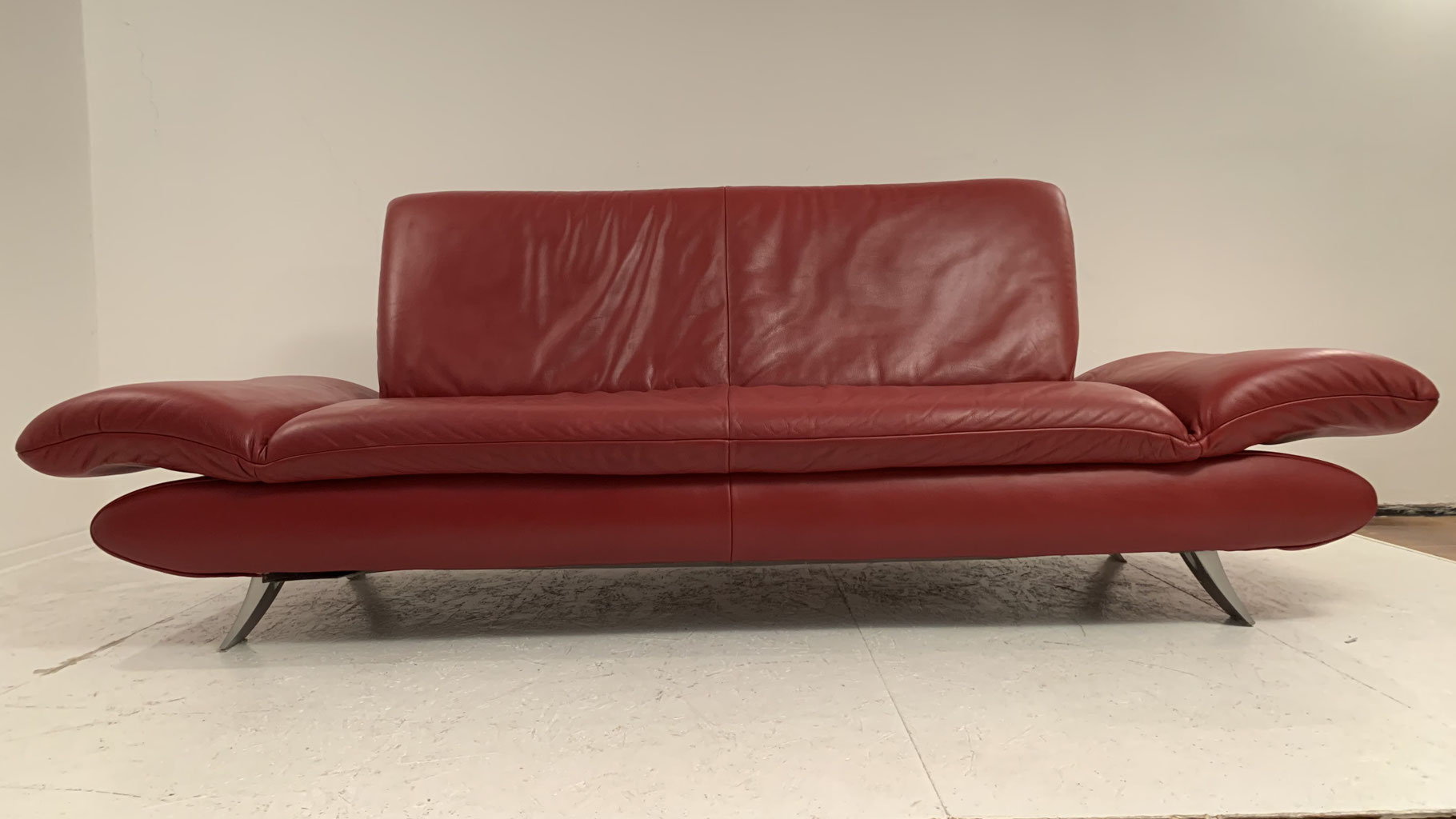 Koinor Design Sofa Rossini Leder dunkelblau Gebrauchte Designermöbel