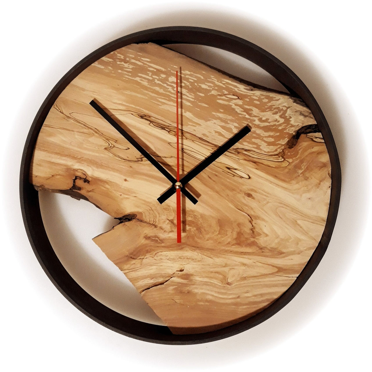 Holzuhr Uhr Aus Holz Selber Machen Luoma Einzigartige Wanduhr Holz