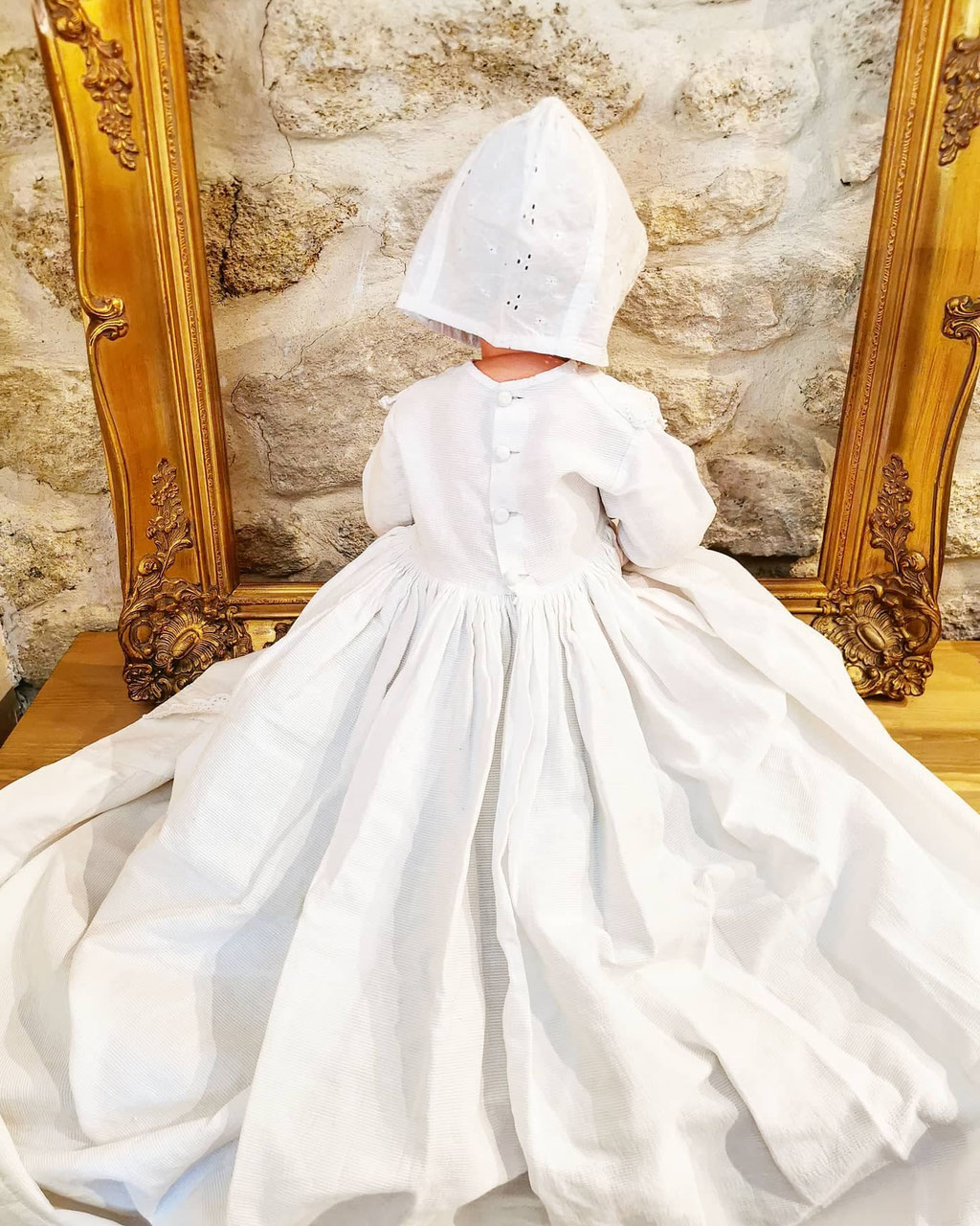 Robes de Baptême bébés anciennes Poussière de Fête