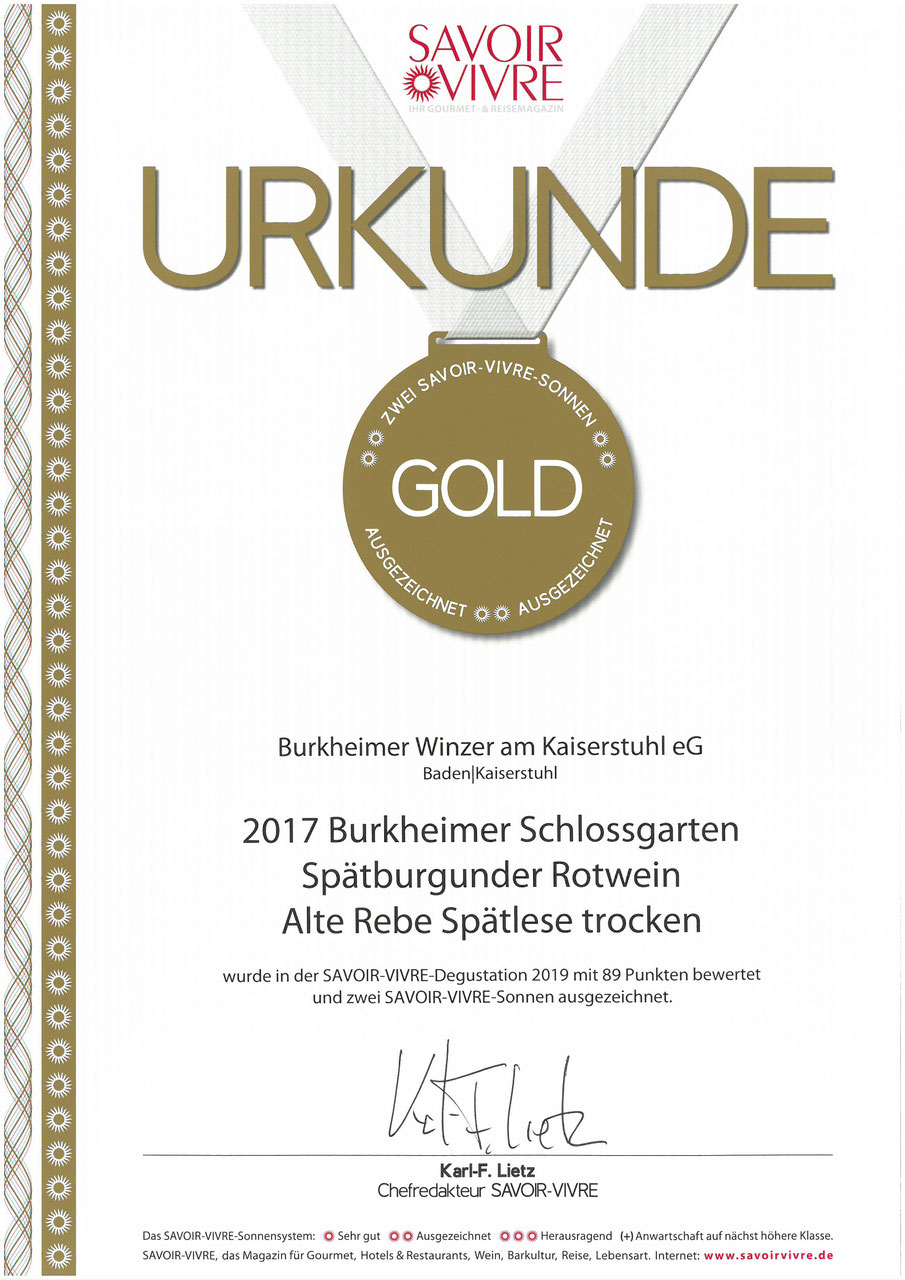 Rotwein trocken 1 - Burkheimer Winzer