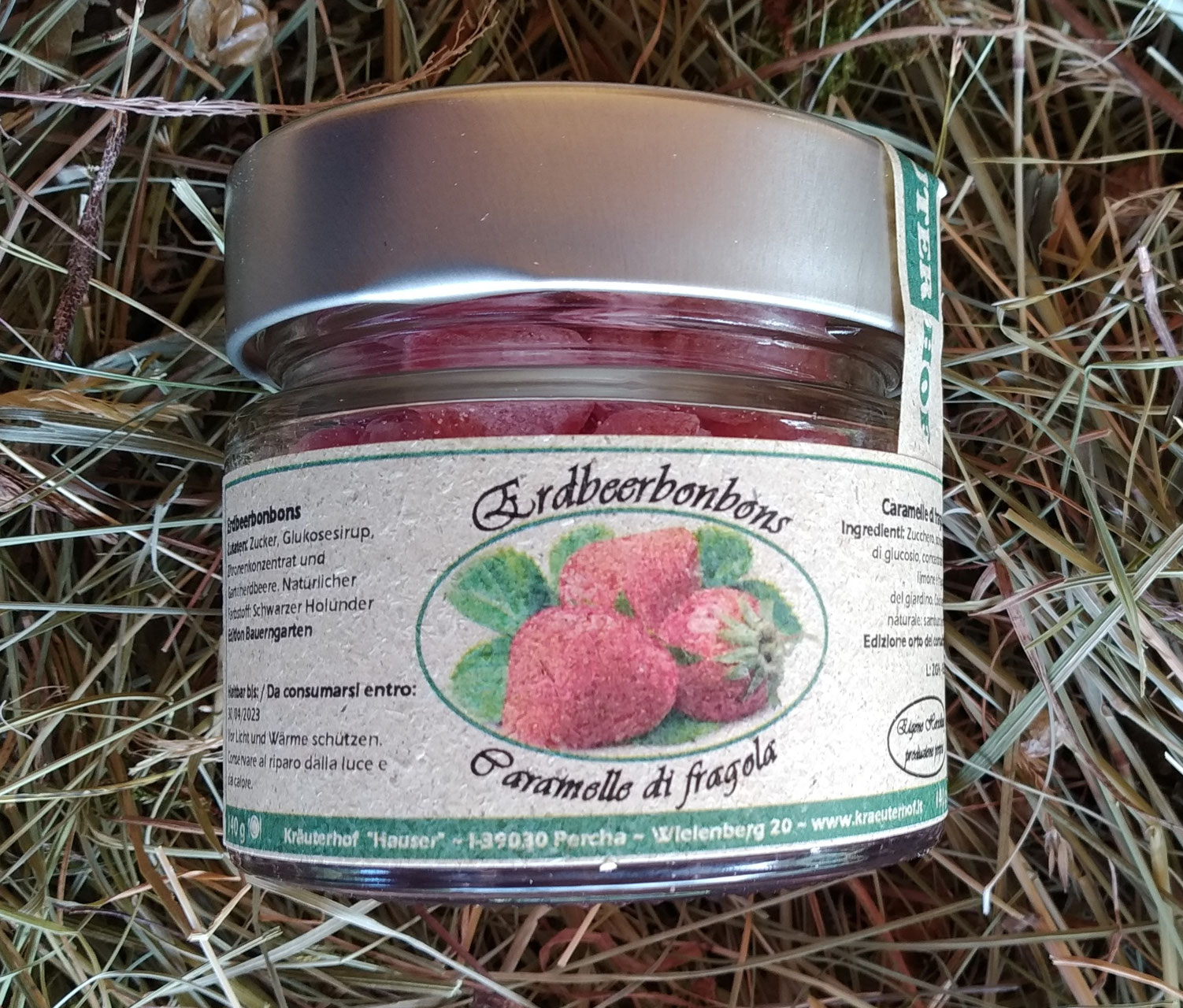 Erdbeerbonbons Erdbeerbonbons