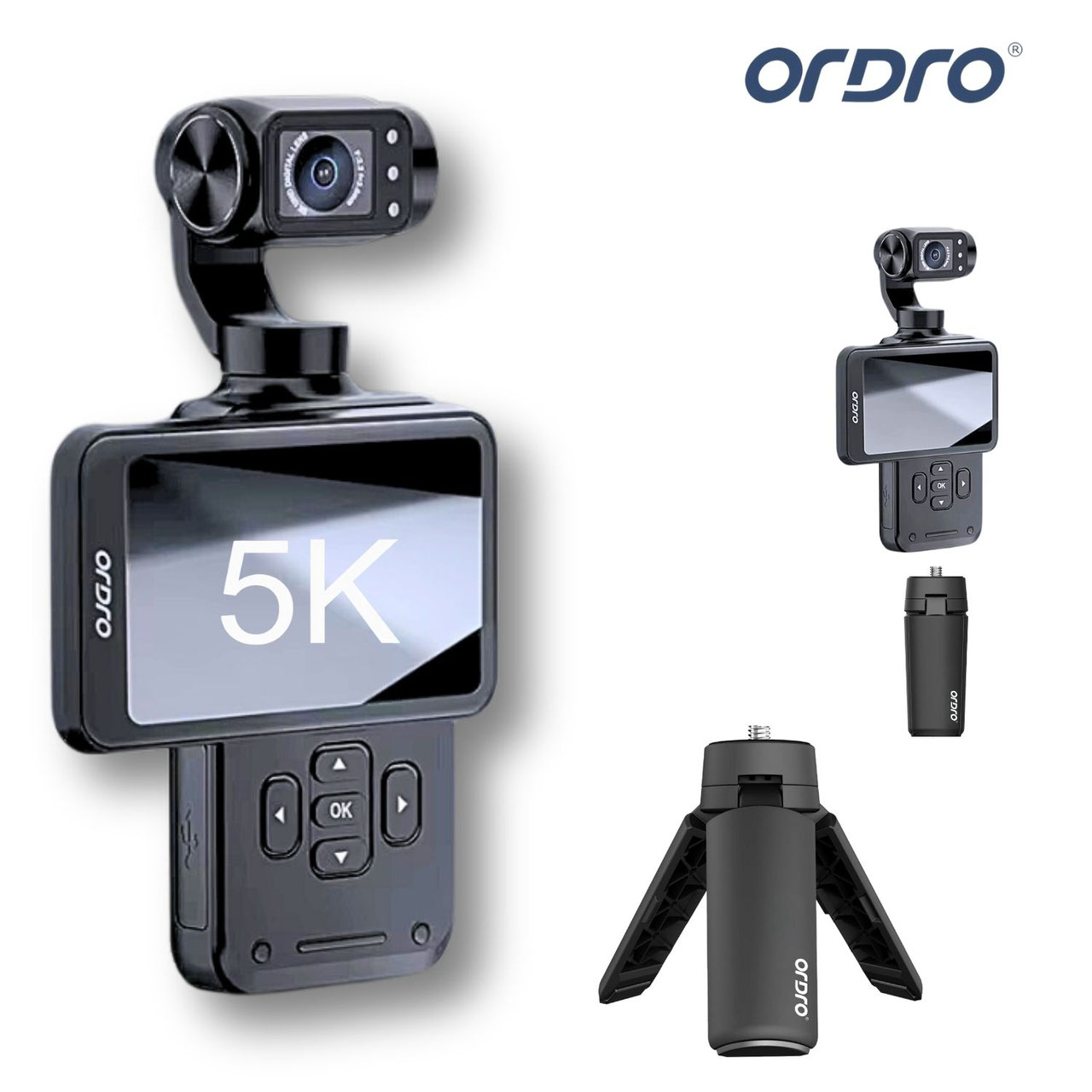 ORDRO M5 最新型 5K ジンバルカメラ ハンドヘルドビデオカメラ
