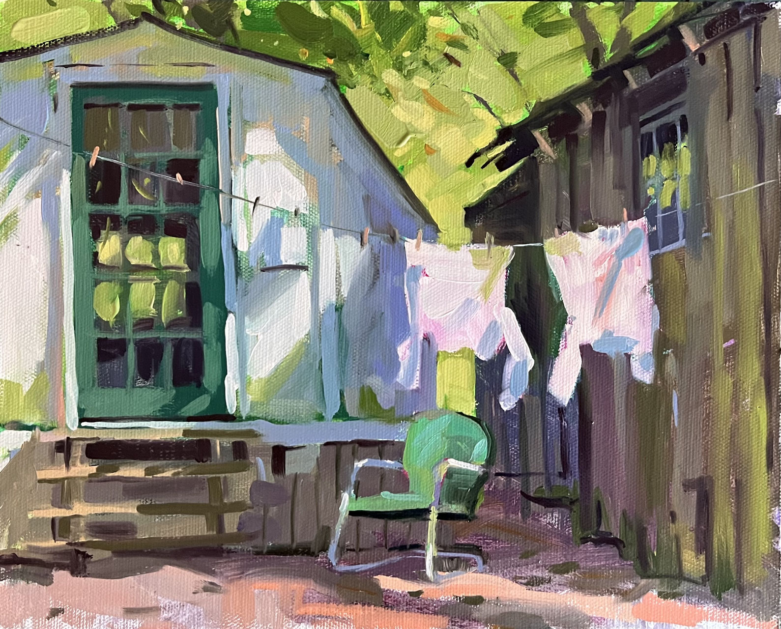 Laundry at Bluebird Hill - Haidee-Jo Summers artist