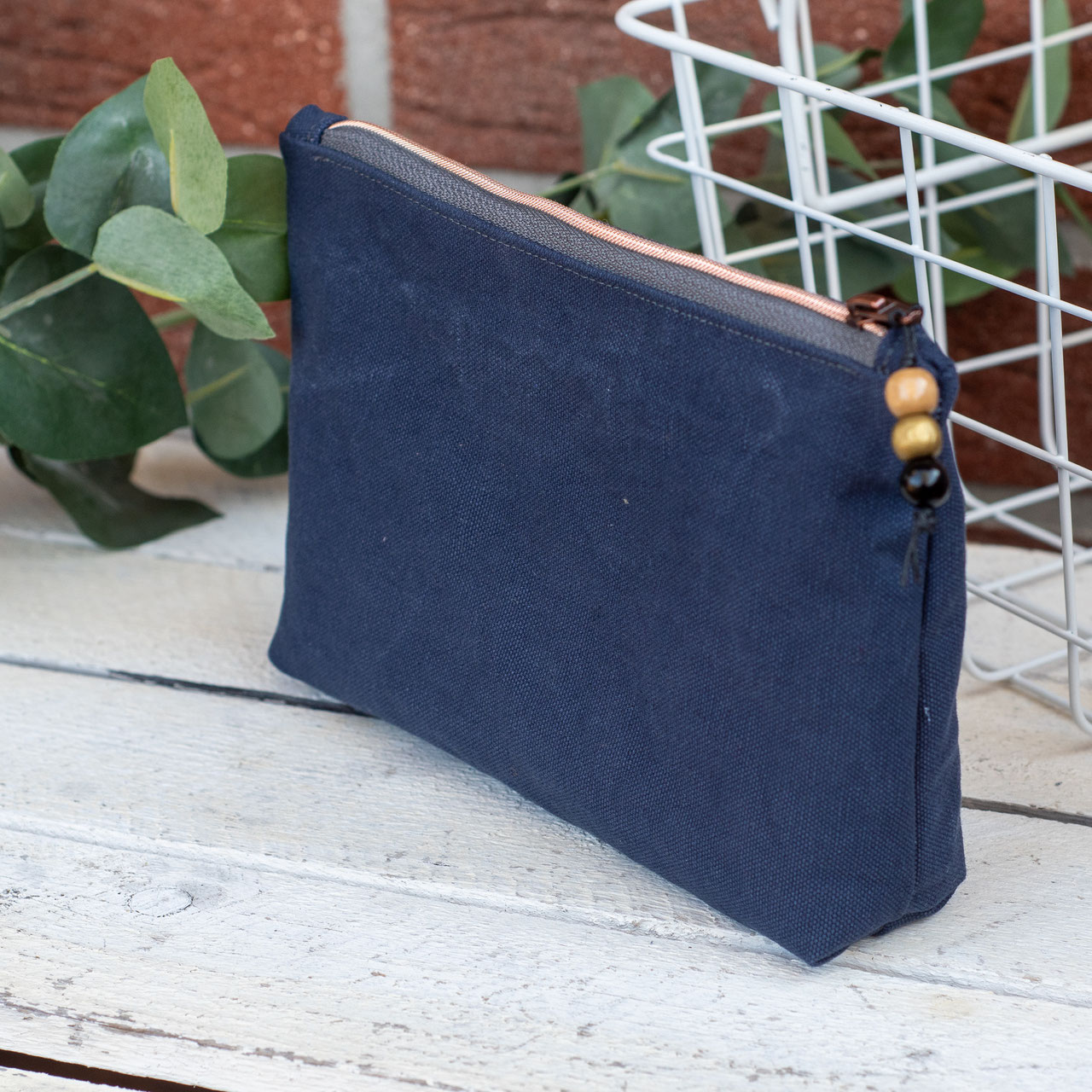 Kulturbeutel Schminktasche Klein Leder Kosmetiktasche Kulturbeutel