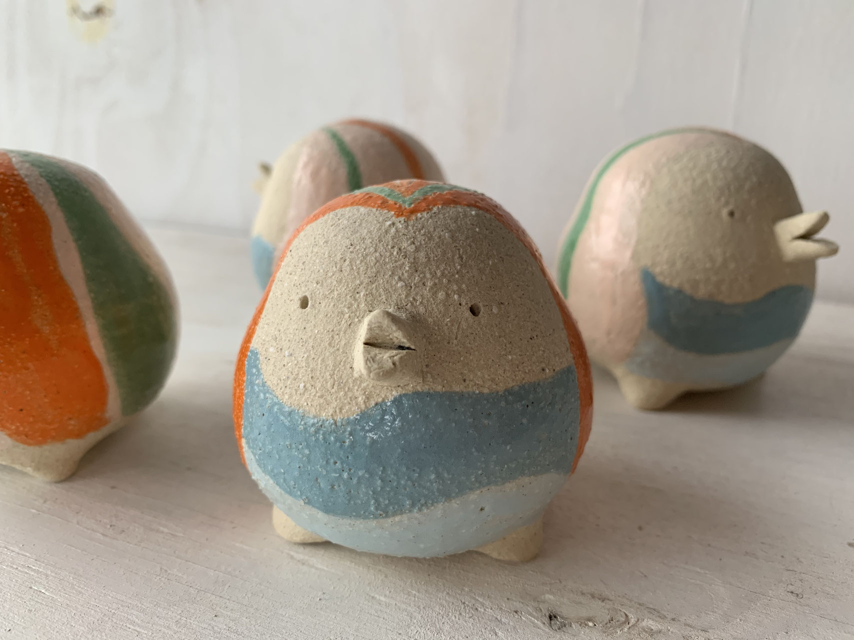 アマビエさん・置物、一輪挿し - 陶芸 呑舟庵・cafeなまづや