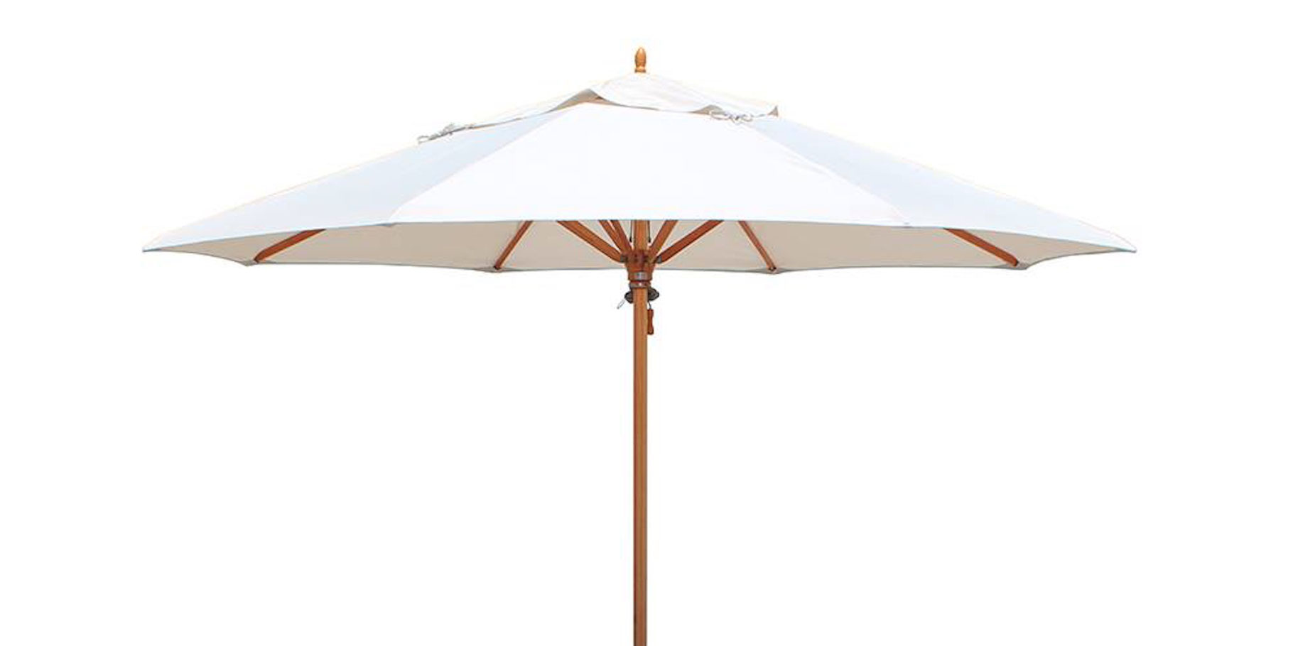 Tradewinds Sonnenschirm Holz Rund 320 cm Solero bei Sonnenschirme