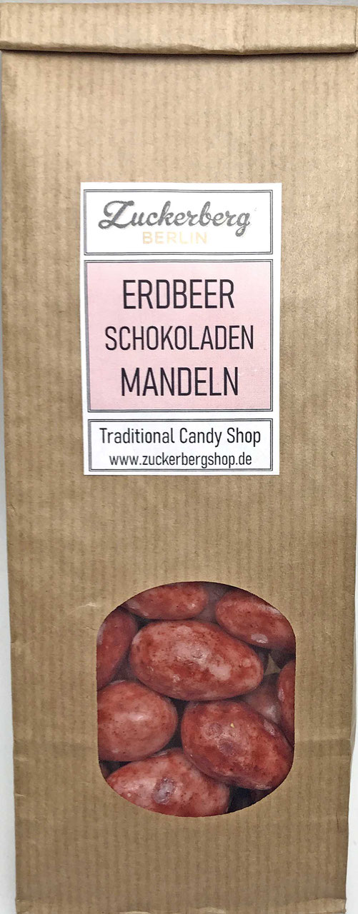Erdbeer Schokoladen Mandeln - Zuckerberg Traditional Candy Shop