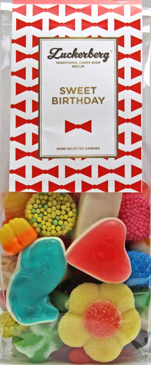 Süße Fruchtgummi Mischung"Sweet Birthday" Zuckerberg Traditional