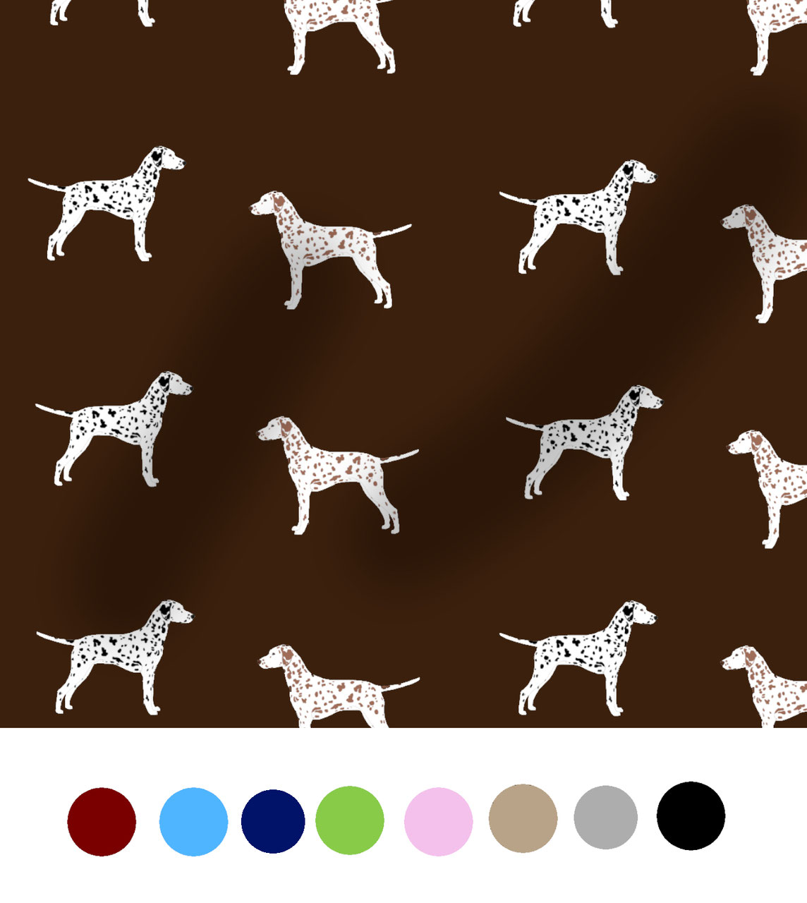 Jersey Stoff Hundemotiv Dalmatiner Hunde Stoff, Baumwoll-Jersey - Main Image