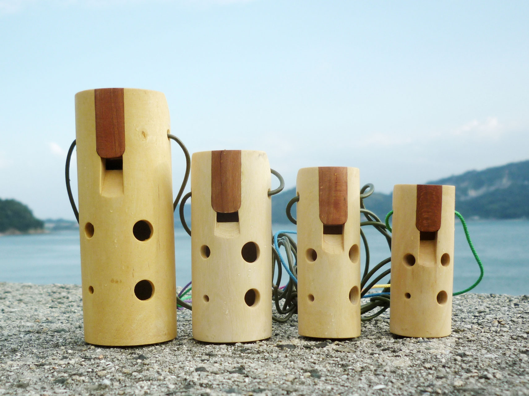 火山のオカリーナ　木箱入り　説明書付 火山のオカリーナ 木箱入り 説明書付