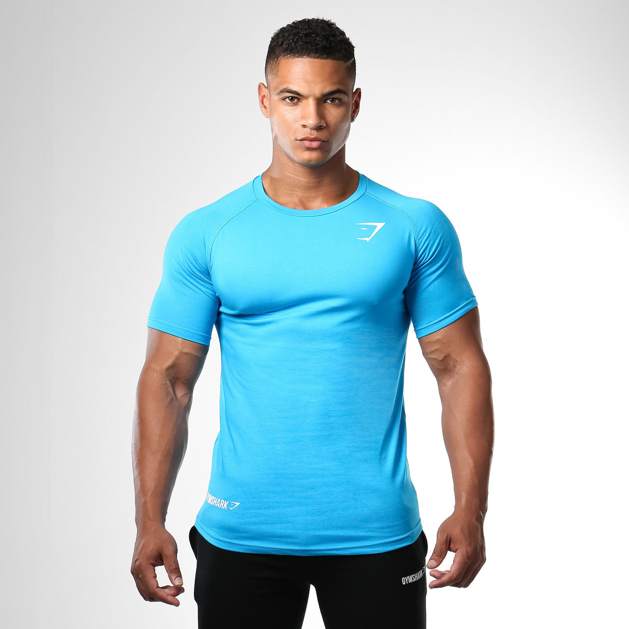 GymShark Form Fitted TShirt Blue GymShark Sportelano