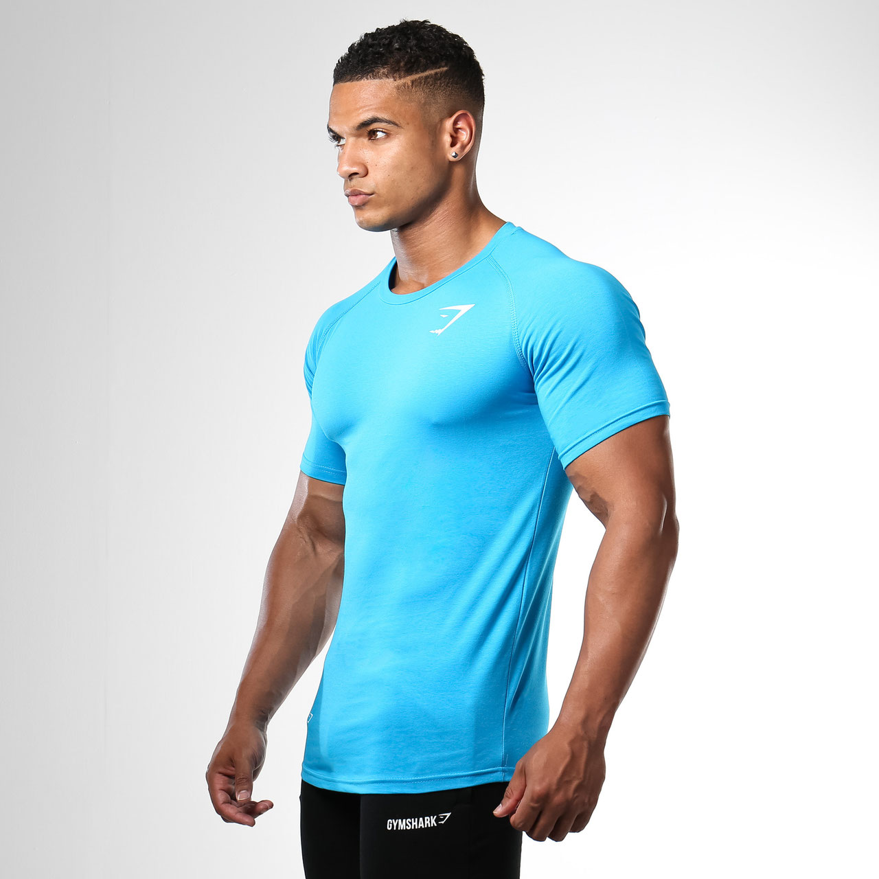 GymShark Form Fitted TShirt Blue GymShark Sportelano