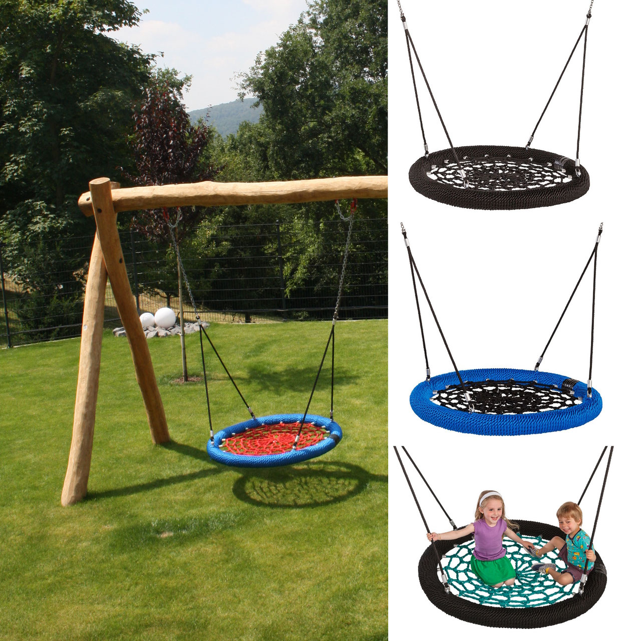 Nestschaukel aus Robinie - PRiSGa Spielgeräte GbR