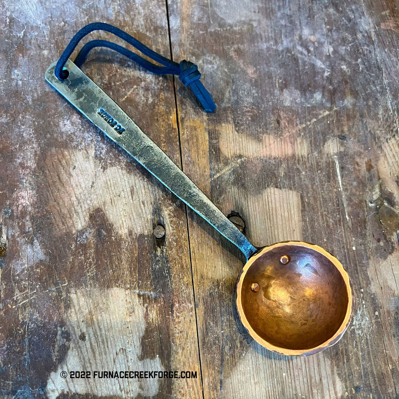 Copper Coffee Scoop Furnace Creek