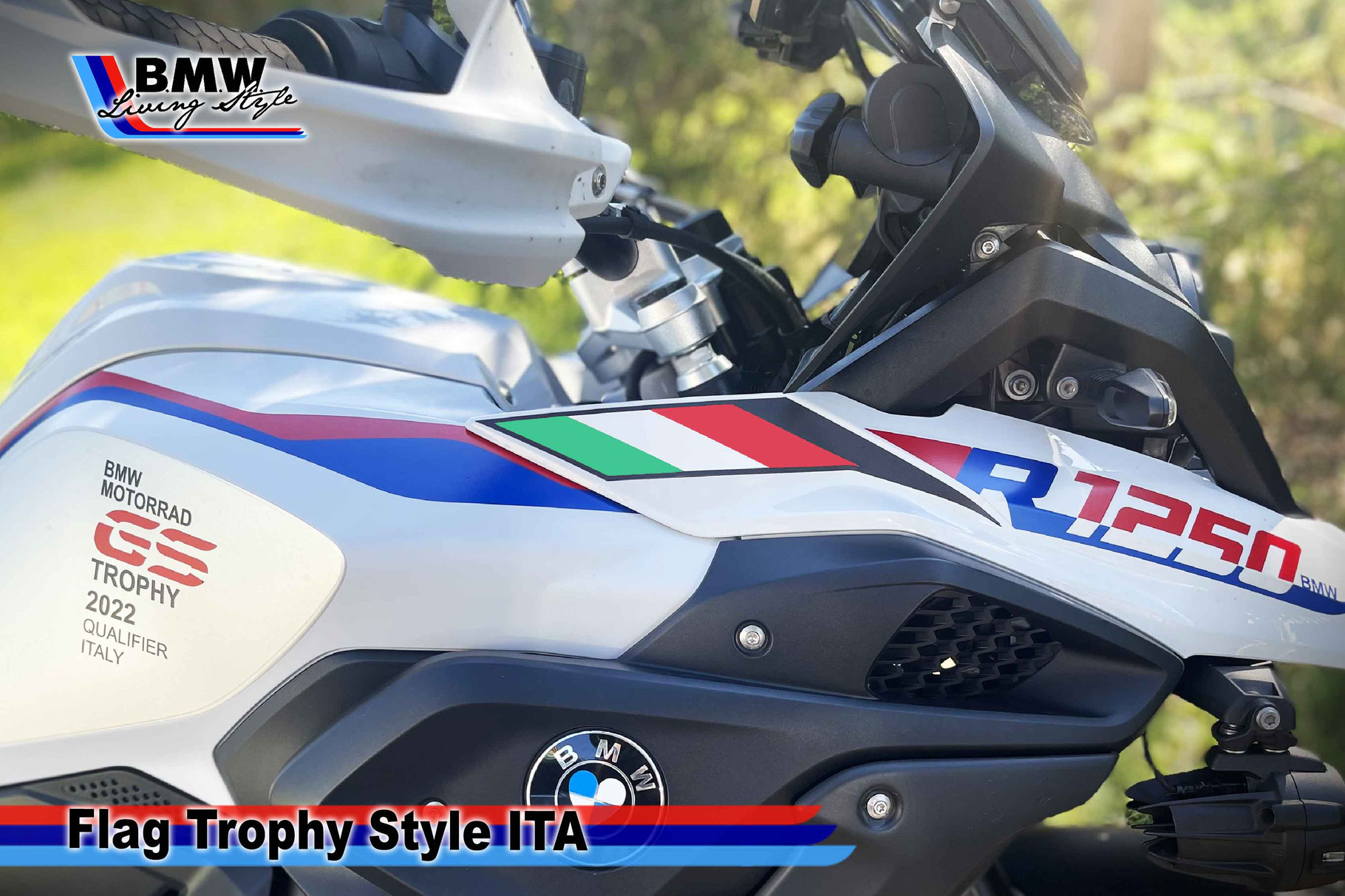 Protezione Serbatoio In Rilievo Per BMW R 1200 GS E R1250 GS (2013-2021) – Kit Adesivi Paramotore, Design Elegante E Antigraffio