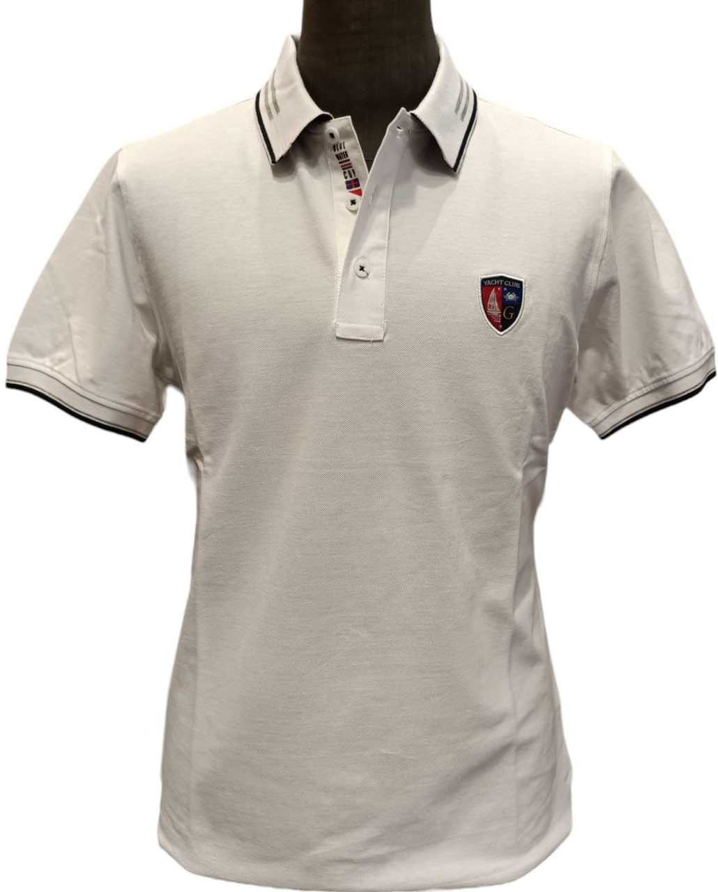 Polo Granchio scudetto Sermoneta Abbigliamento Uomo Roma