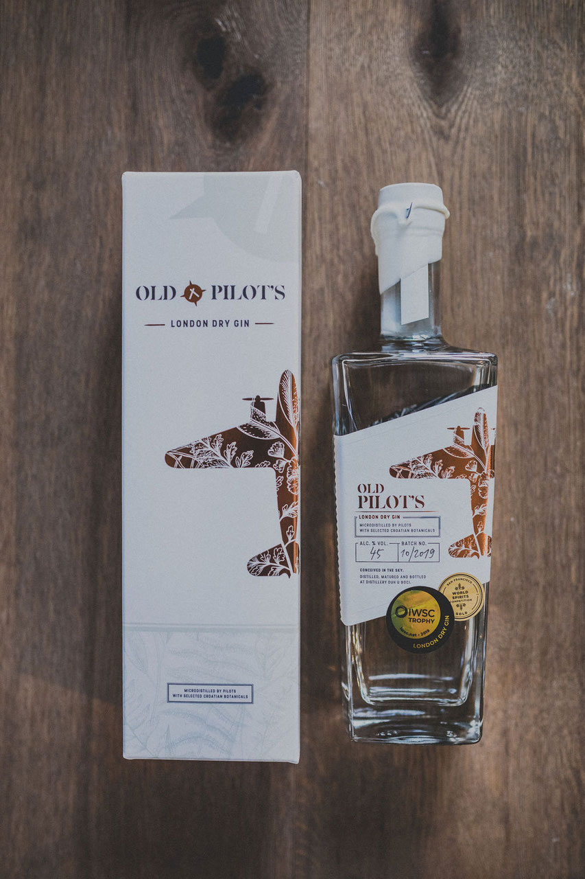 Old Pilot’s Gin - London Dry Gin - Kroatische Weine, Olivenöle und