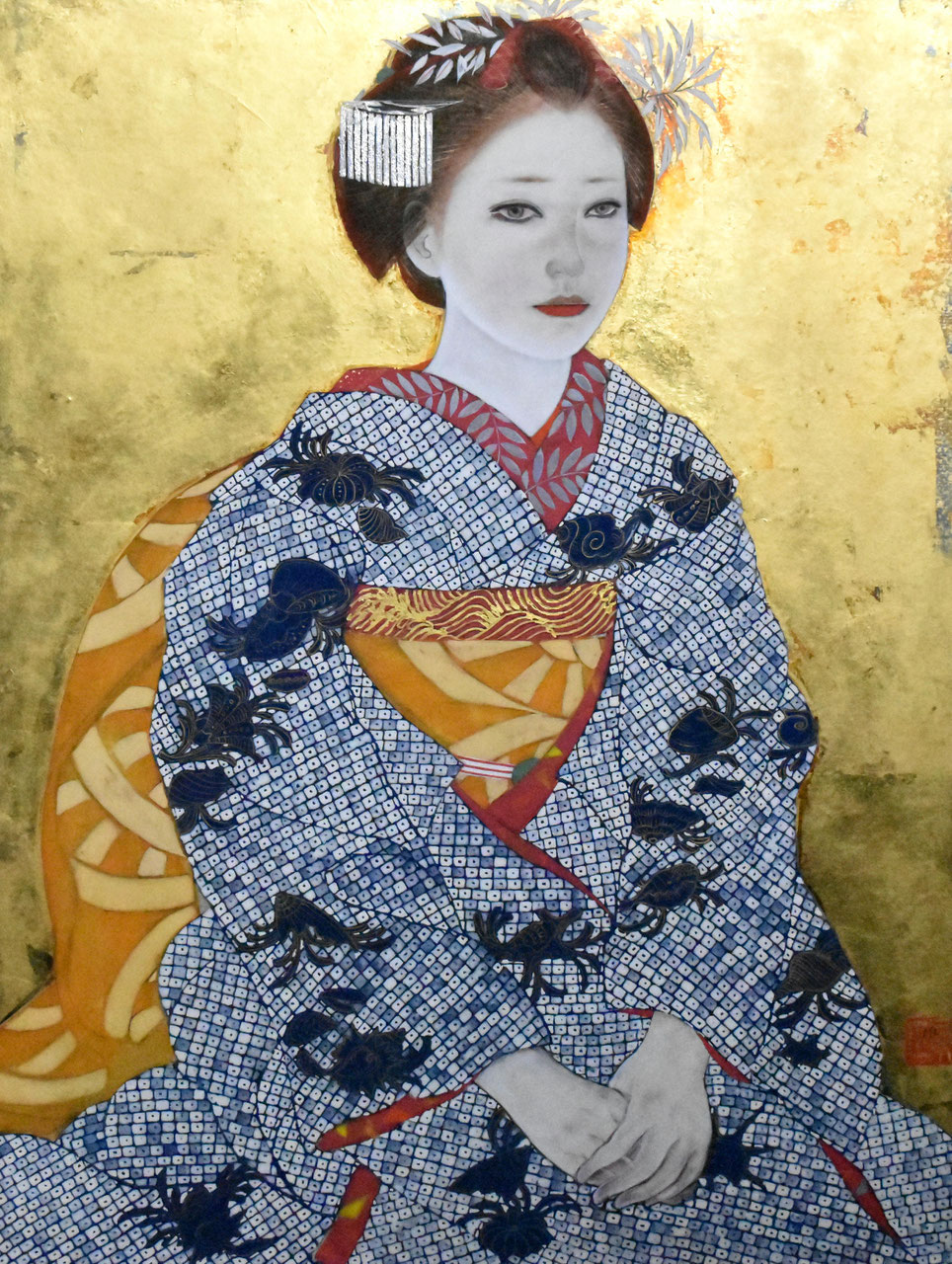 小磯良平【舞妓】現代日本洋画壇複製 (小磯良平 現代日本素材描 小磯良平【舞妓】現代日本洋画壇複製 (小磯良平 現代日本素材描
