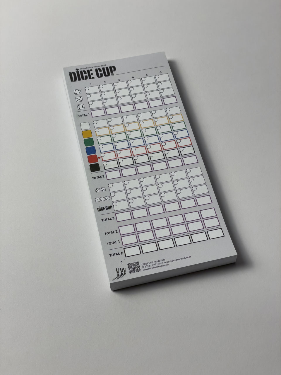 DICE CUP Ersatzblock Drei Hasen in der Abendsonne GmbH