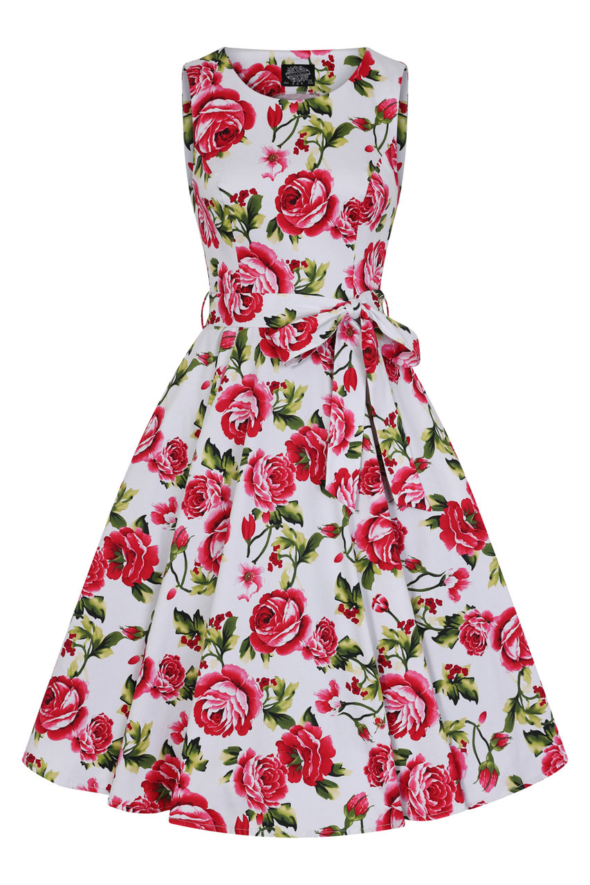 Hearts Roses Kleid Sweet Rose Rockabilly Fashion Kleidung 
