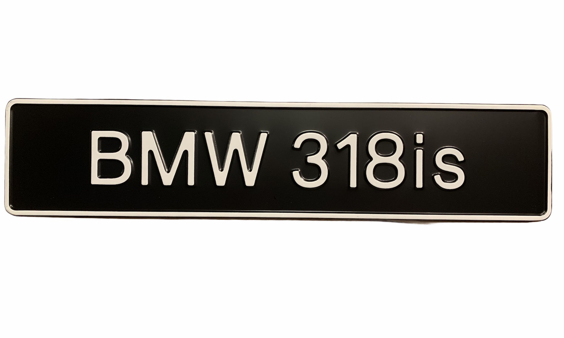 Original BMW 525i Autotypenschild in Kfz-Kennzeichengröße 81850300809 0300809 