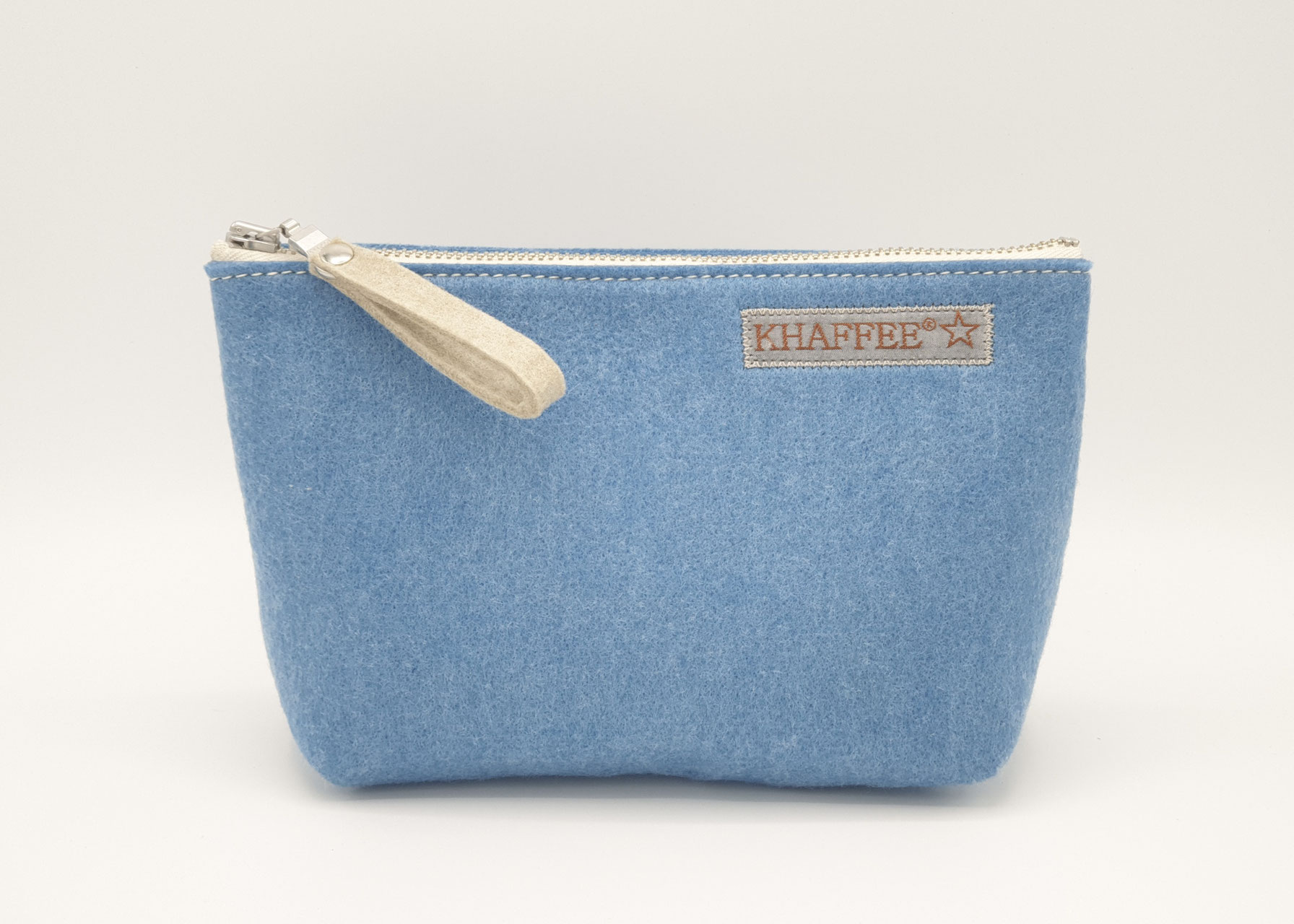 vegane Schminktasche aus Violan (veganer, pflanzlicher Filz), ohne - Main Image