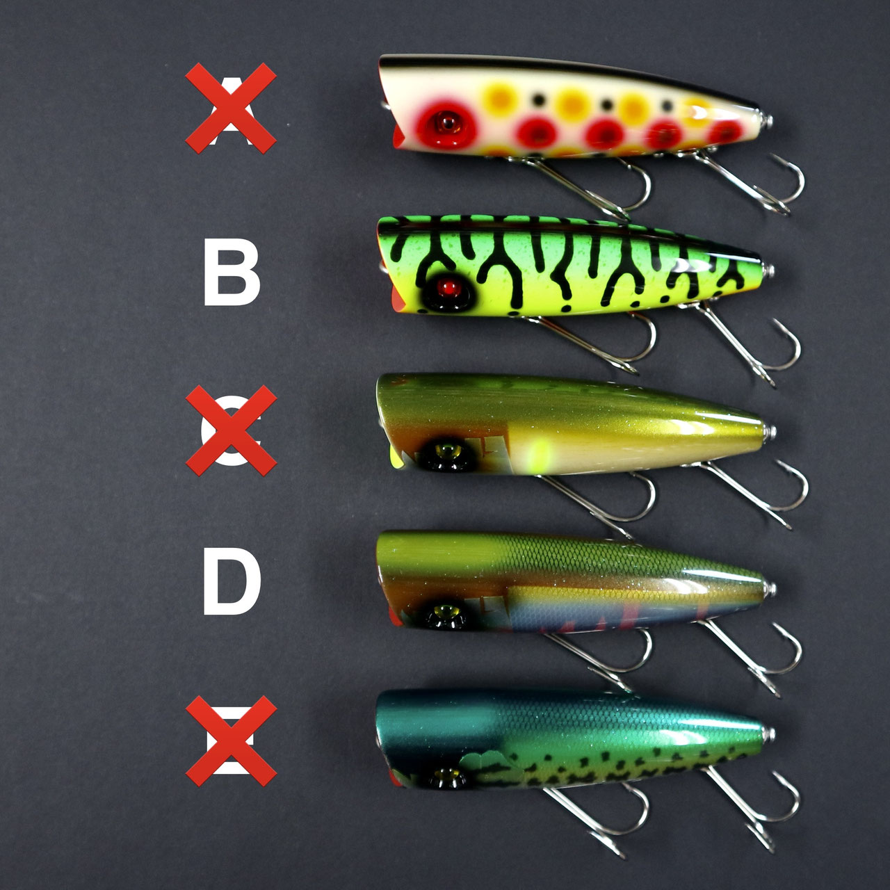 ダッチラボ　ルアーセット dacchi labo - minority トップウォーターバスフィッシング