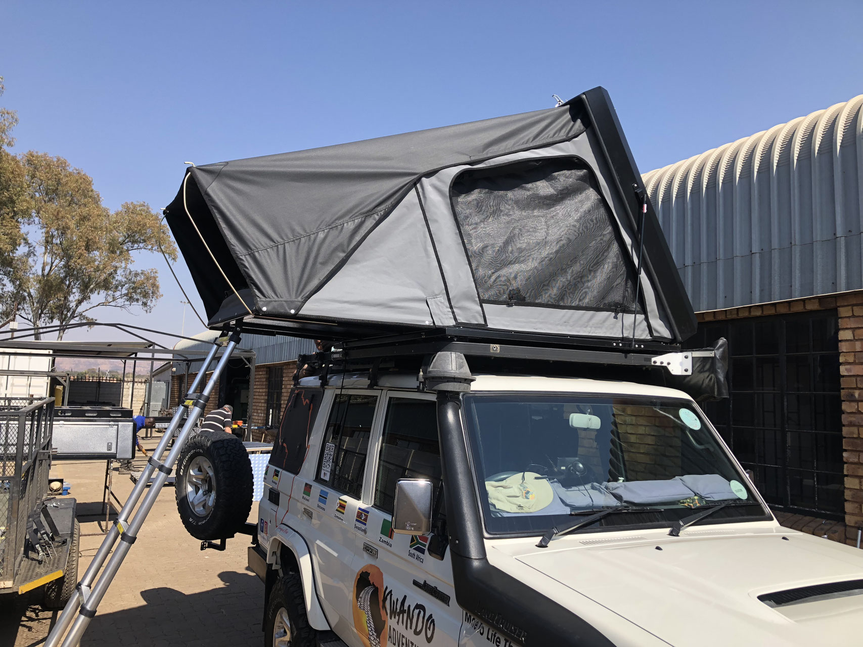 rooftop tent Rock Rage Off Road Accessories Jeep Wrangler Bumpers
