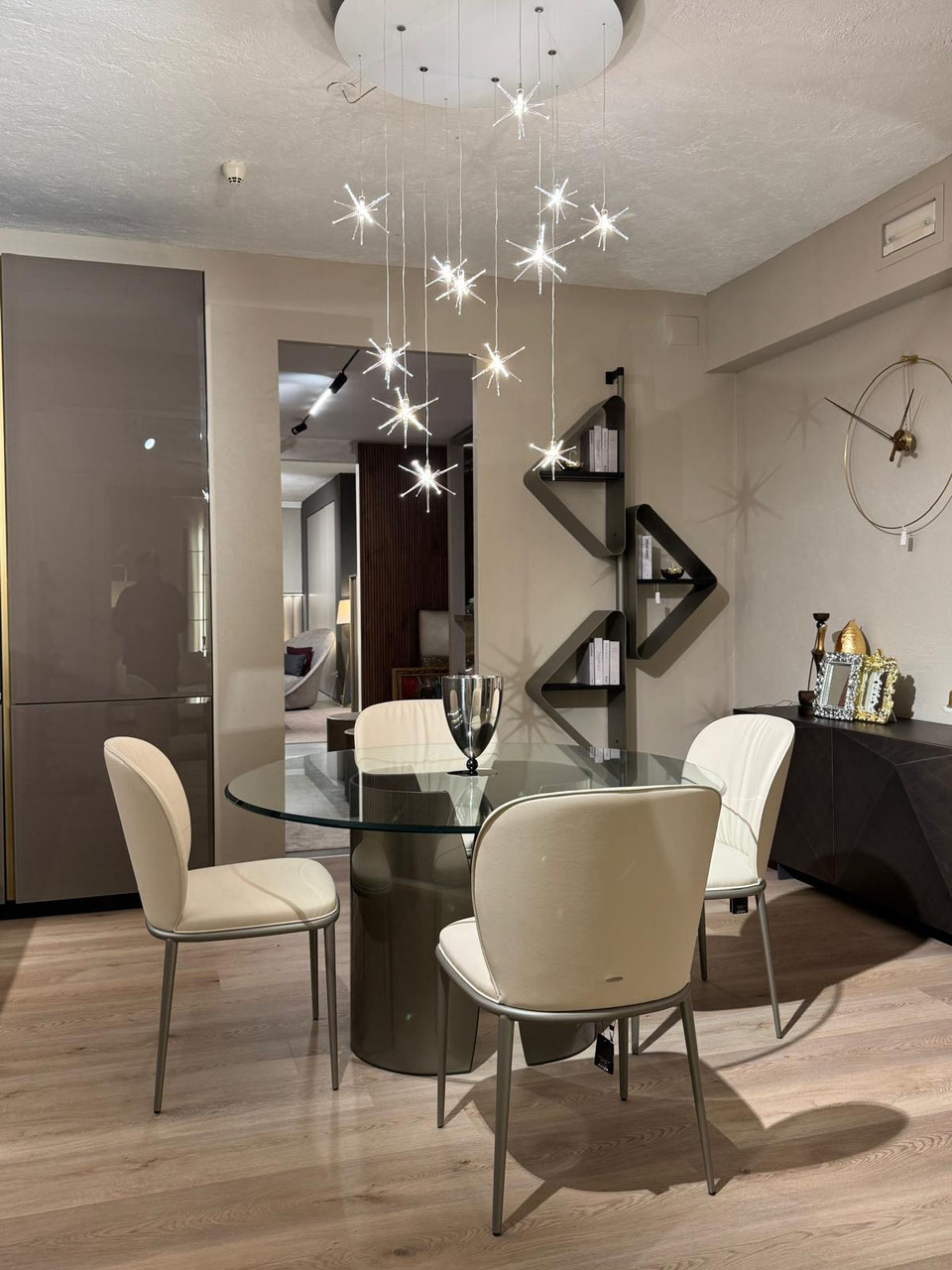 Dining Table Tavolo Manta Vetro Tavolo Manta Rotondo Rimadesio