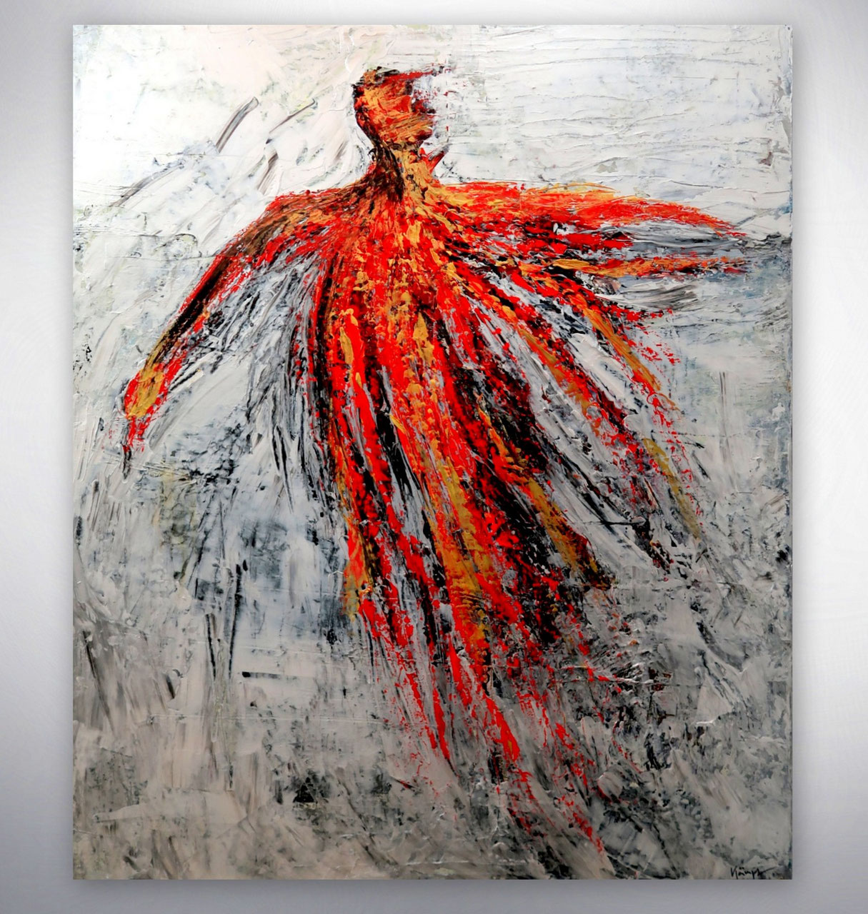 Zeitgenössische Leinwandbilder, figurativ, Originale, Tanz, Tänzer, Silber,  Rot, Gold, Acrylbilder abstrakt, Moderne Malerei, Kunst Galerie, Online  Shop, Bilder gespachtelt, handgemalte Bilder, - Gemälde, Bilder, Abstrakt, Moderne  Malerei, Abstrakte ...