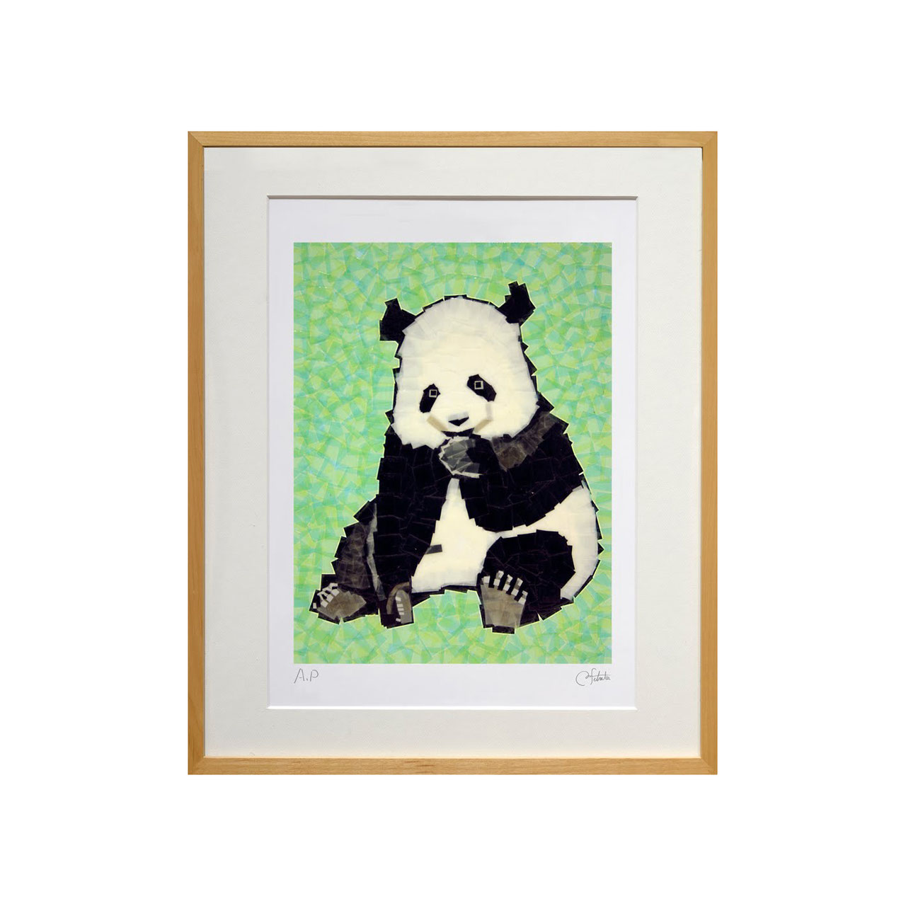 セロ版画 動物シリーズ セロテープアート Cellotape Art