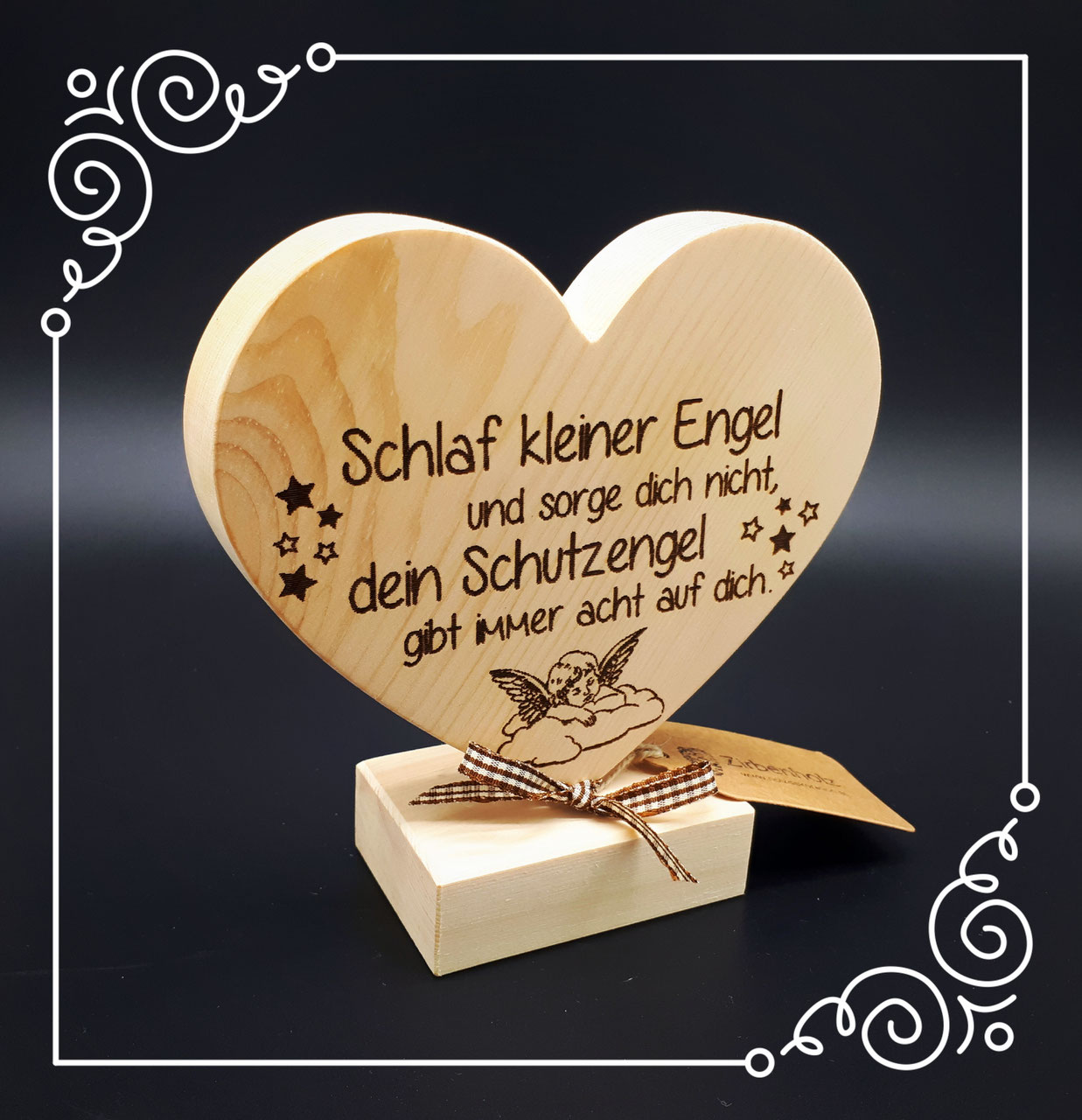 Zirben Holz Herzen Auf Sockel Grosse 15x16x5cm Ein Ideales Geschenk Geschenke Aus Holz
